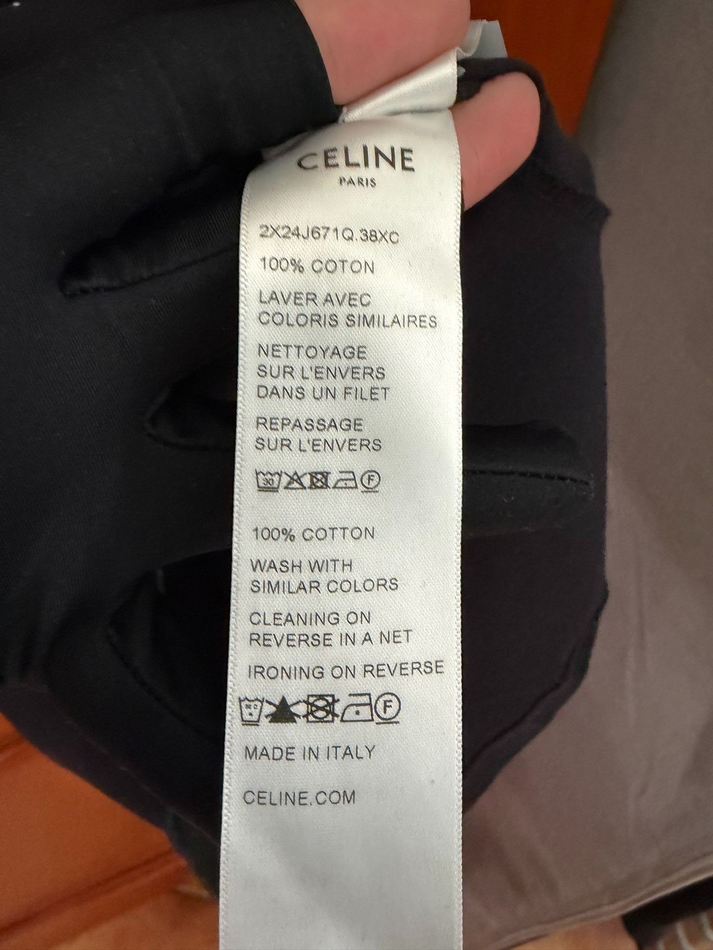 Celine Celine Rhinestone Logo T-Shirt S Size US S / EU 44-46 / 1 - 5 Thumbnail