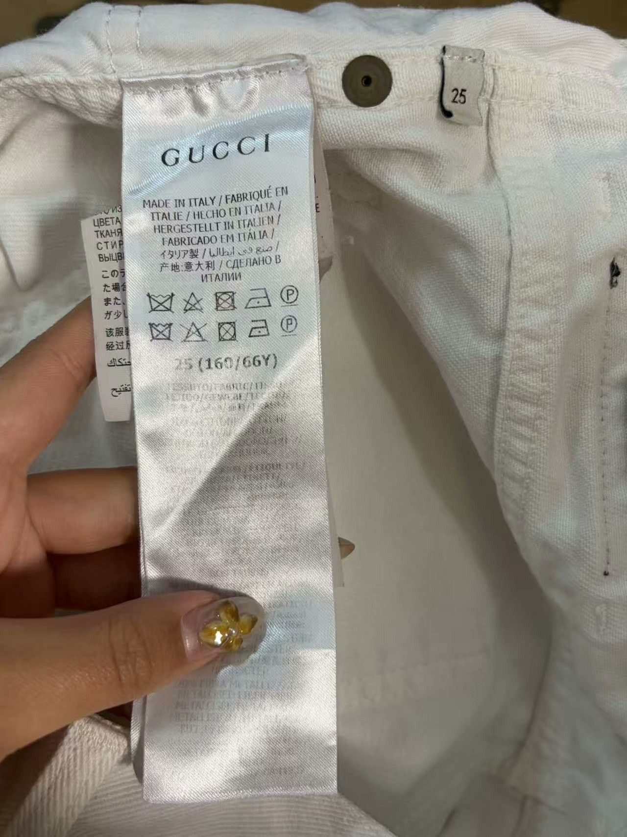Gucci Gucci Denim White Denim Jeans 32 Men Size US 32 / EU 48 - 4 Thumbnail