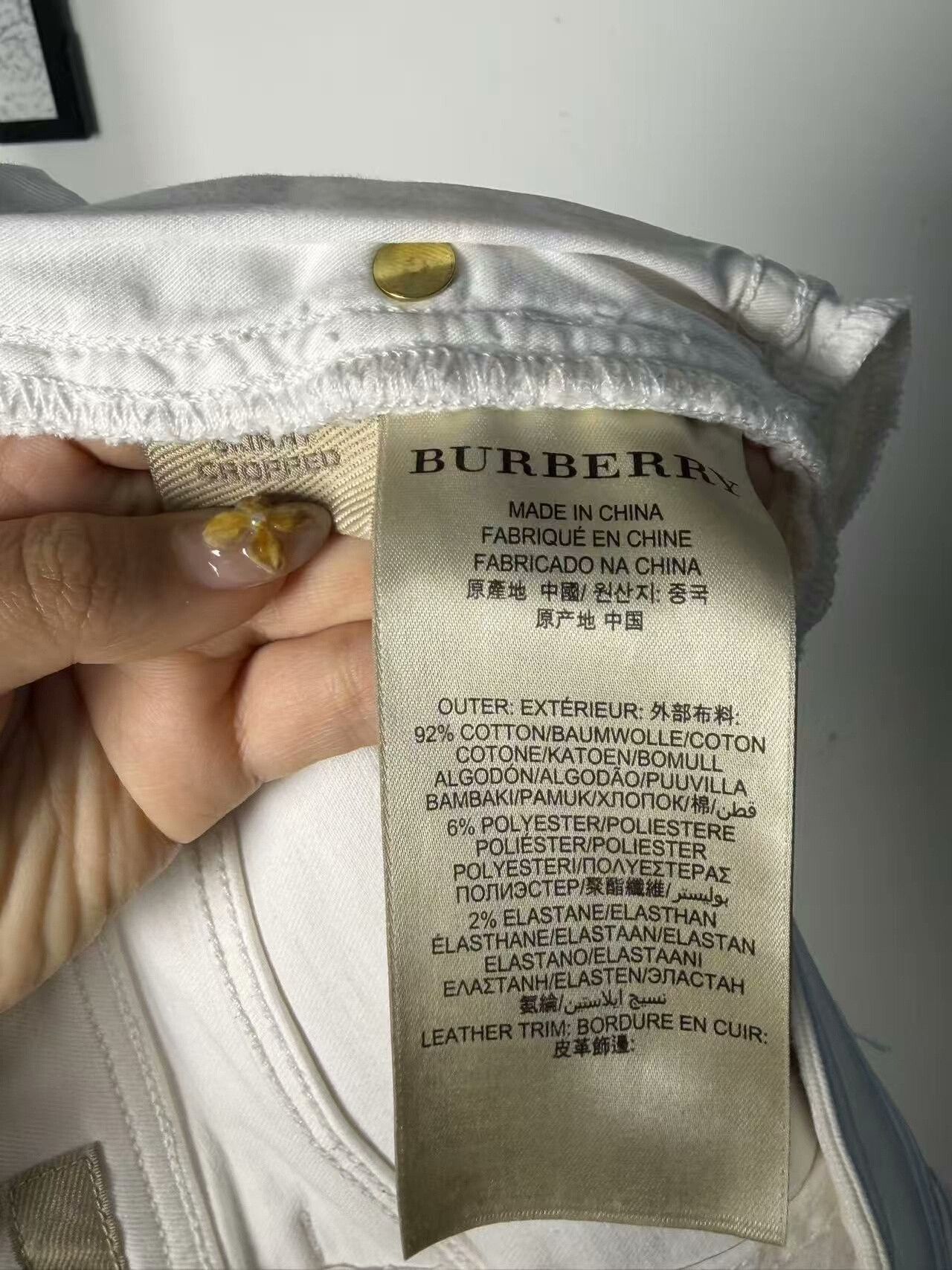 Burberry Burberry Denim White Denim Jeans 30 Men Size US 30 / EU 46 - 3 Thumbnail