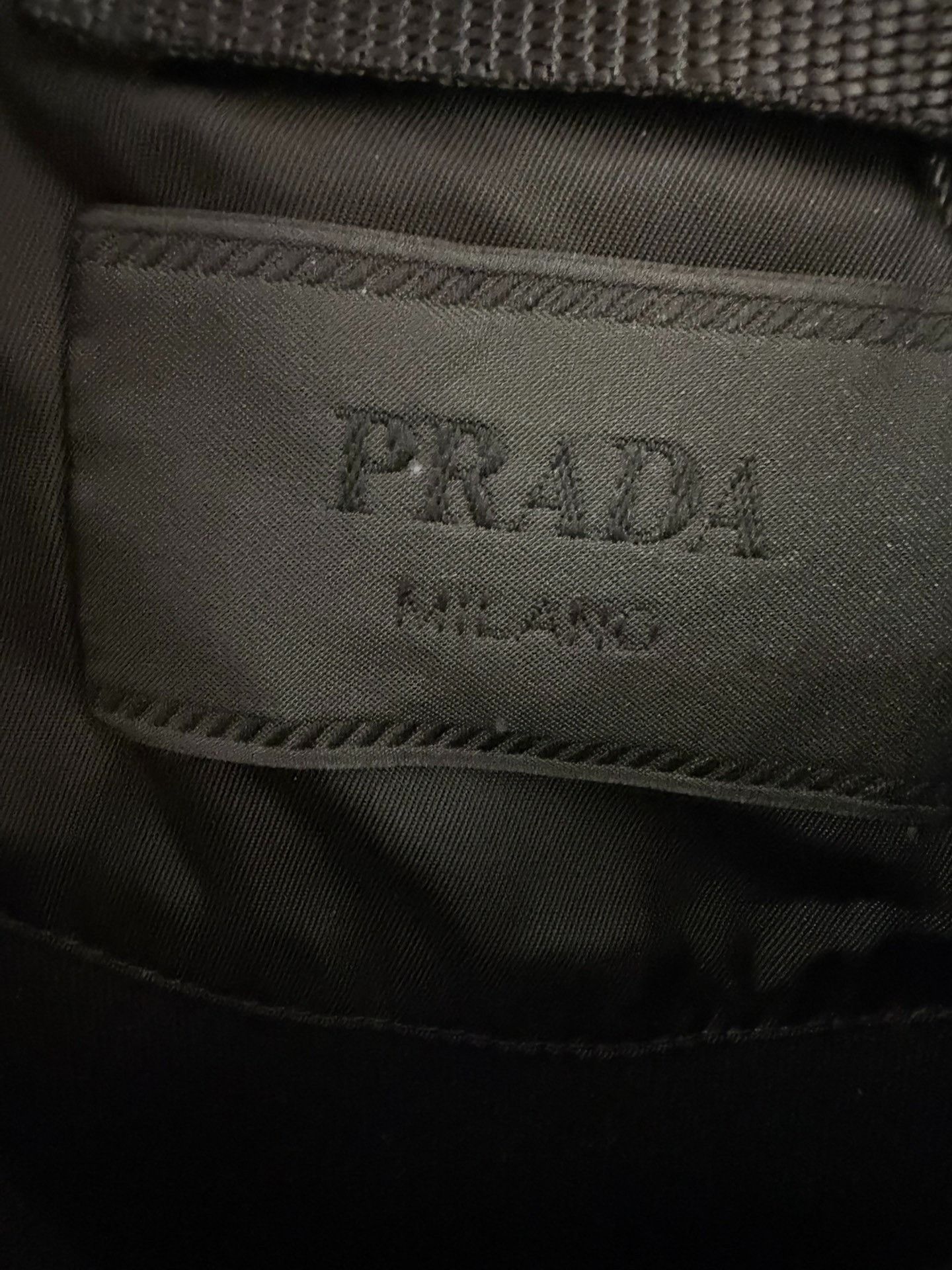 Prada Prada Triangle Logo Nylon Patch Sweatshirt XL Size US XL / EU 56 / 4 - 3 Thumbnail