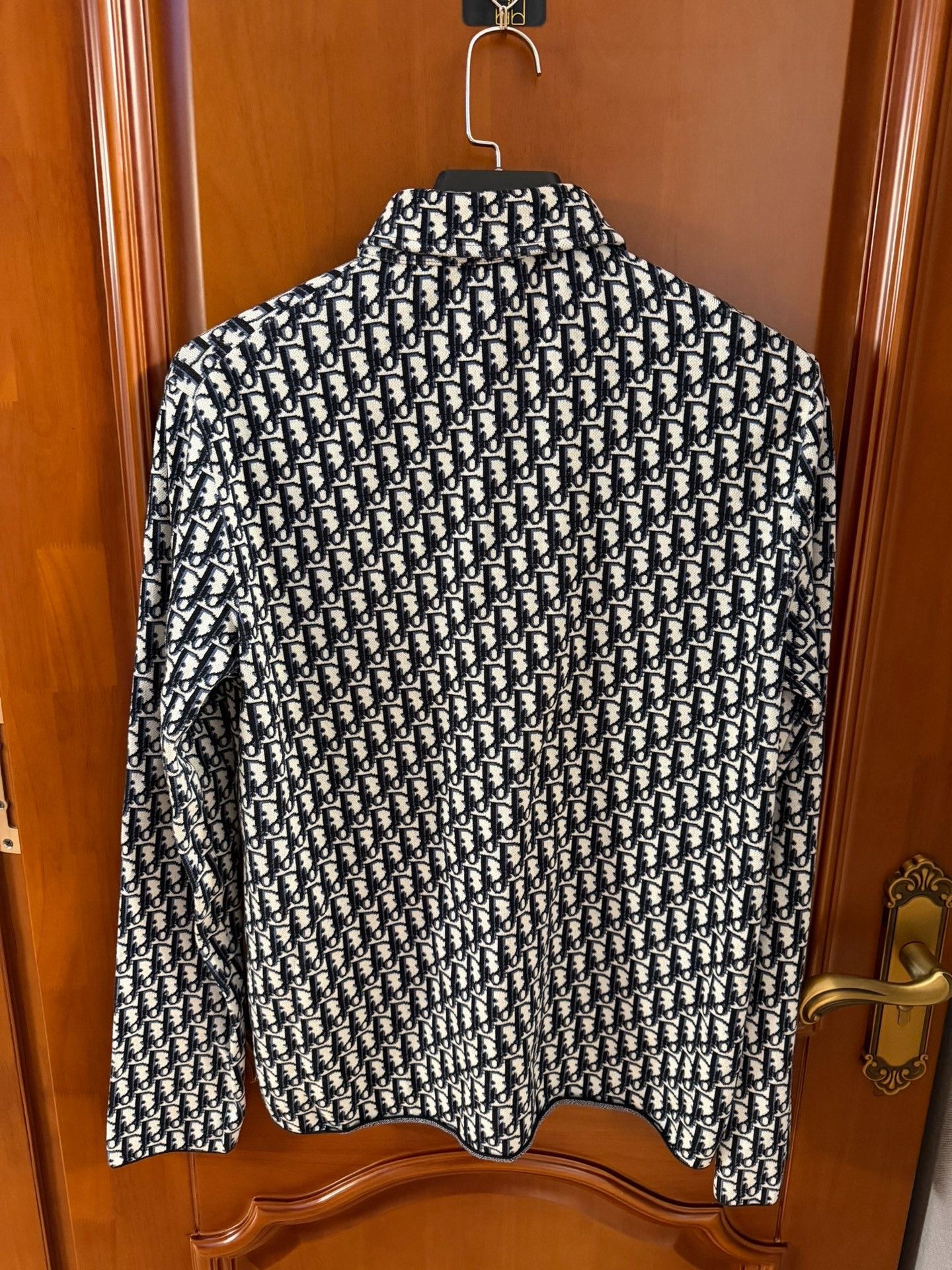 Dior Dior Oblique Jacquard Long Sleeve Shirt Size S Size US S / EU 44-46 / 1 - 2 Thumbnail