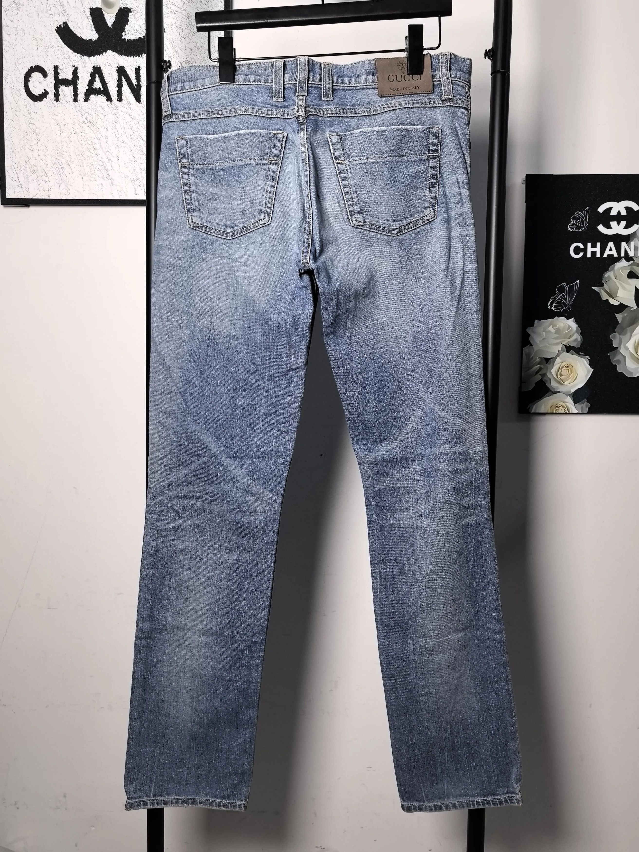 Gucci Gucci Denim White Denim Jeans 32 Men Size US 32 / EU 48 - 2 Thumbnail