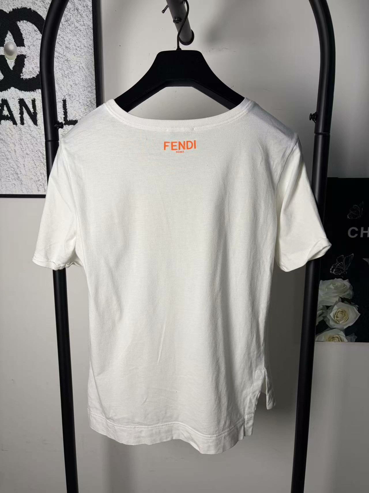 Fendi Fendi White T-Shirt m Men Size US M / EU 48-50 / 2 - 2 Thumbnail