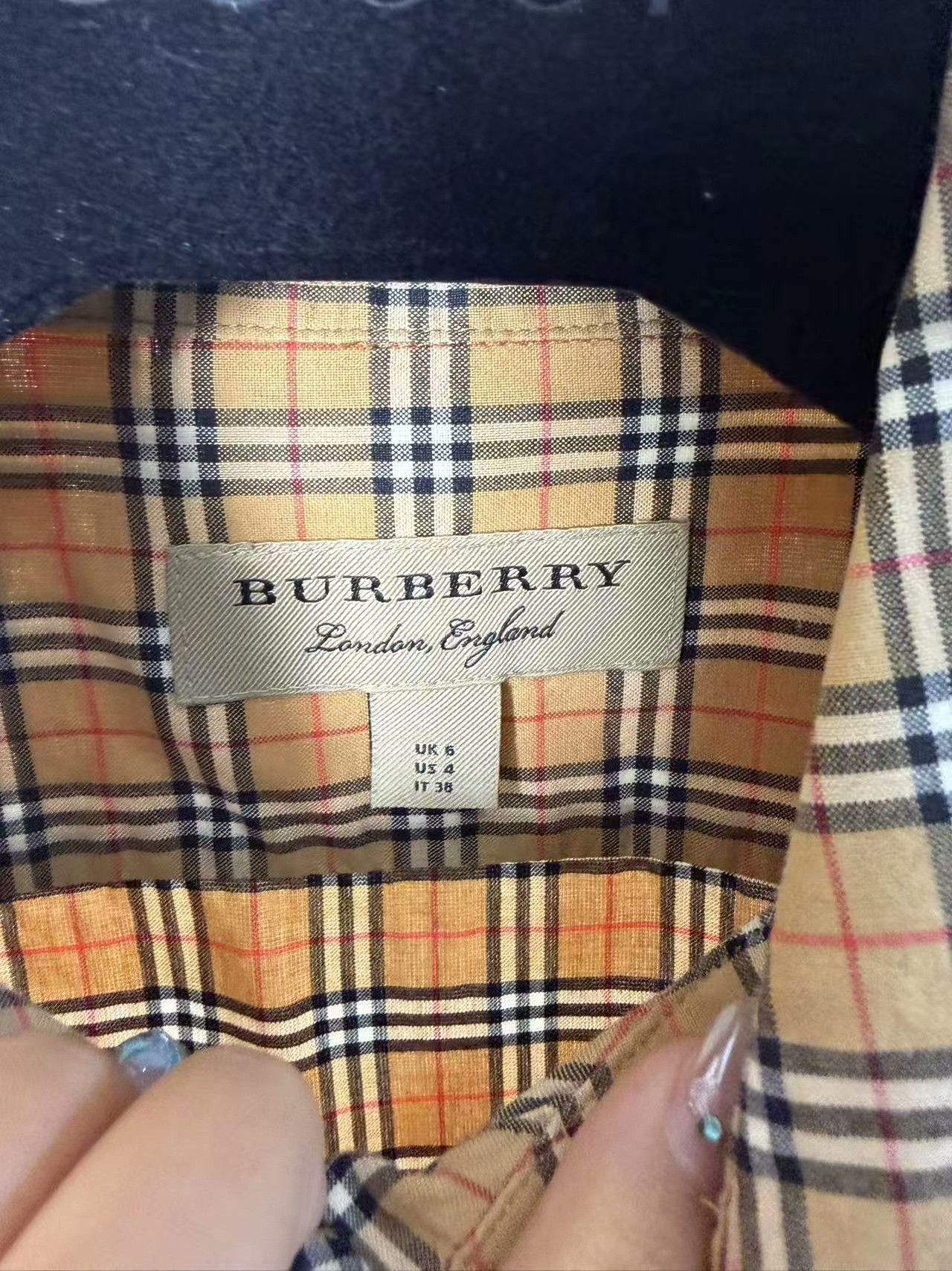 Burberry Burberry Plaid White Shirt m Men Size US M / EU 48-50 / 2 - 4 Thumbnail