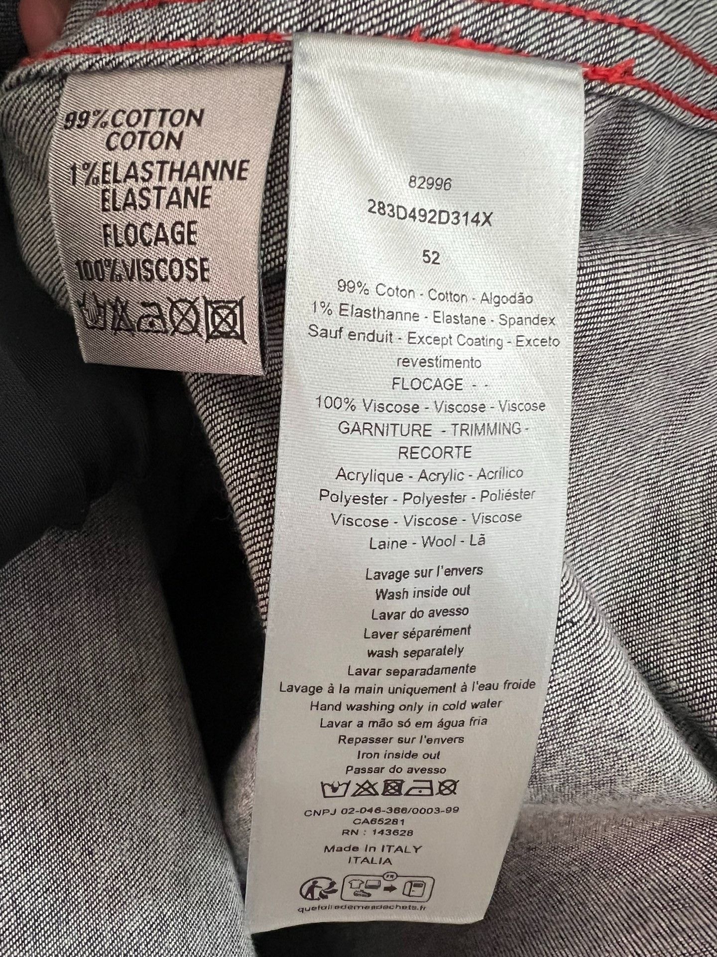 Dior Dior x Otani Workshop Red Dinosaur Overshirt Size 52 Size US L / EU 52-54 / 3 - 4 Thumbnail