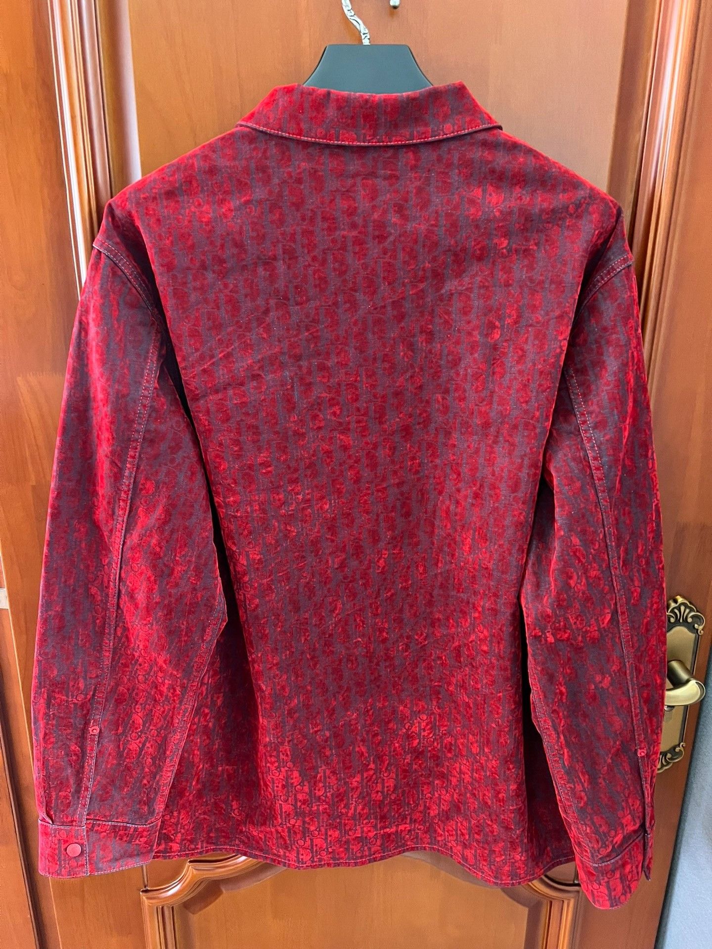 Dior Dior x Otani Workshop Red Dinosaur Overshirt Size 52 Size US L / EU 52-54 / 3 - 2 Thumbnail