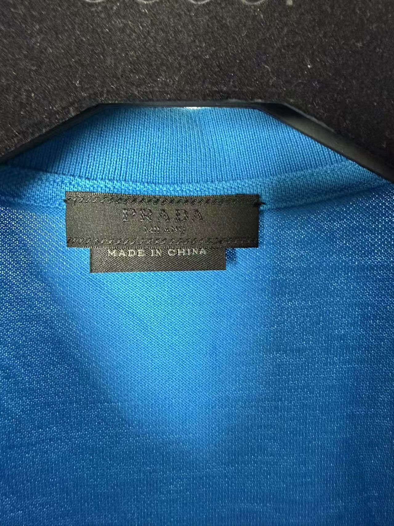 Prada Prada White Polo l Men Size US L / EU 52-54 / 3 - 3 Thumbnail