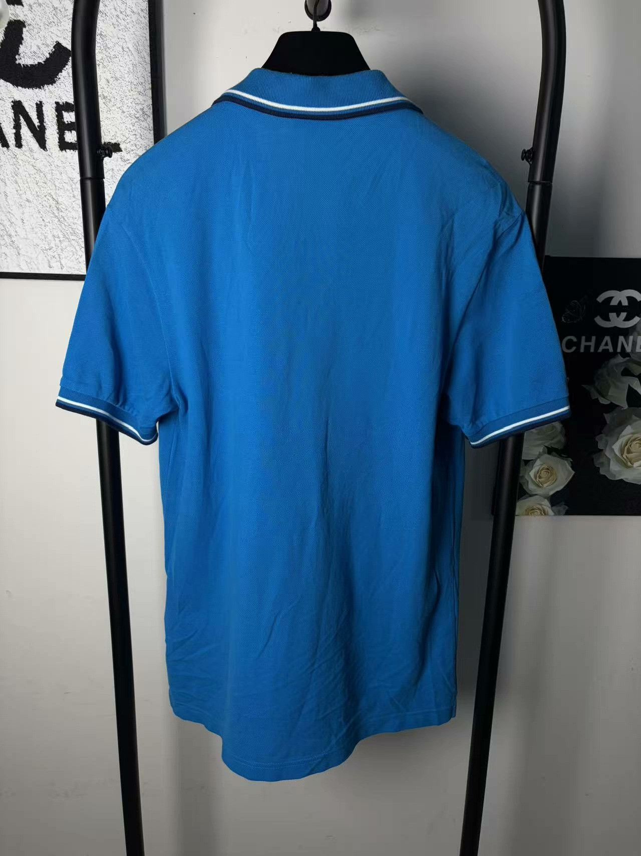 Prada Prada White Polo l Men Size US L / EU 52-54 / 3 - 2 Thumbnail