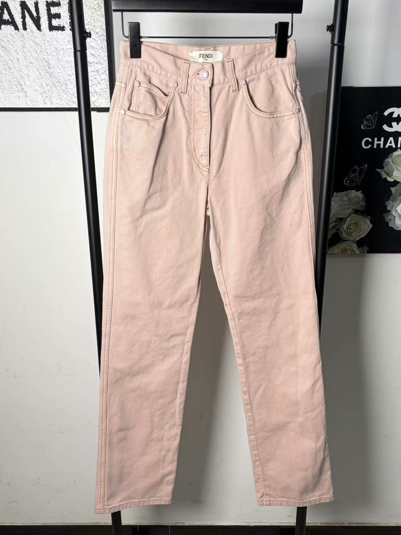 Fendi Fendi Retro Denim White Denim Jeans 34 Men Size US 34 / EU 50 - 2 Thumbnail