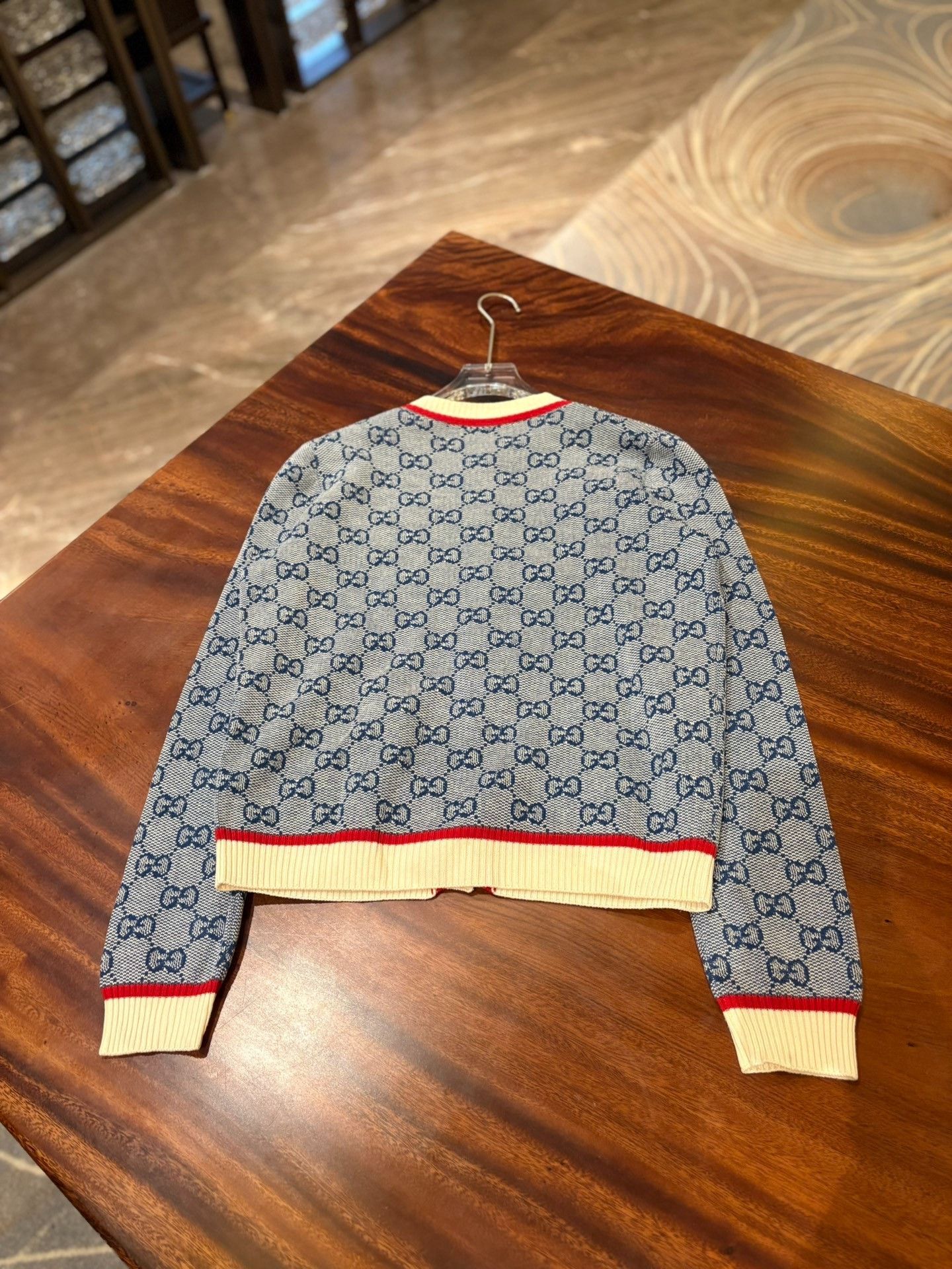Gucci Gucci GG Monogram Knit Cardigan Size L Size US L / EU 52-54 / 3 - 2 Thumbnail