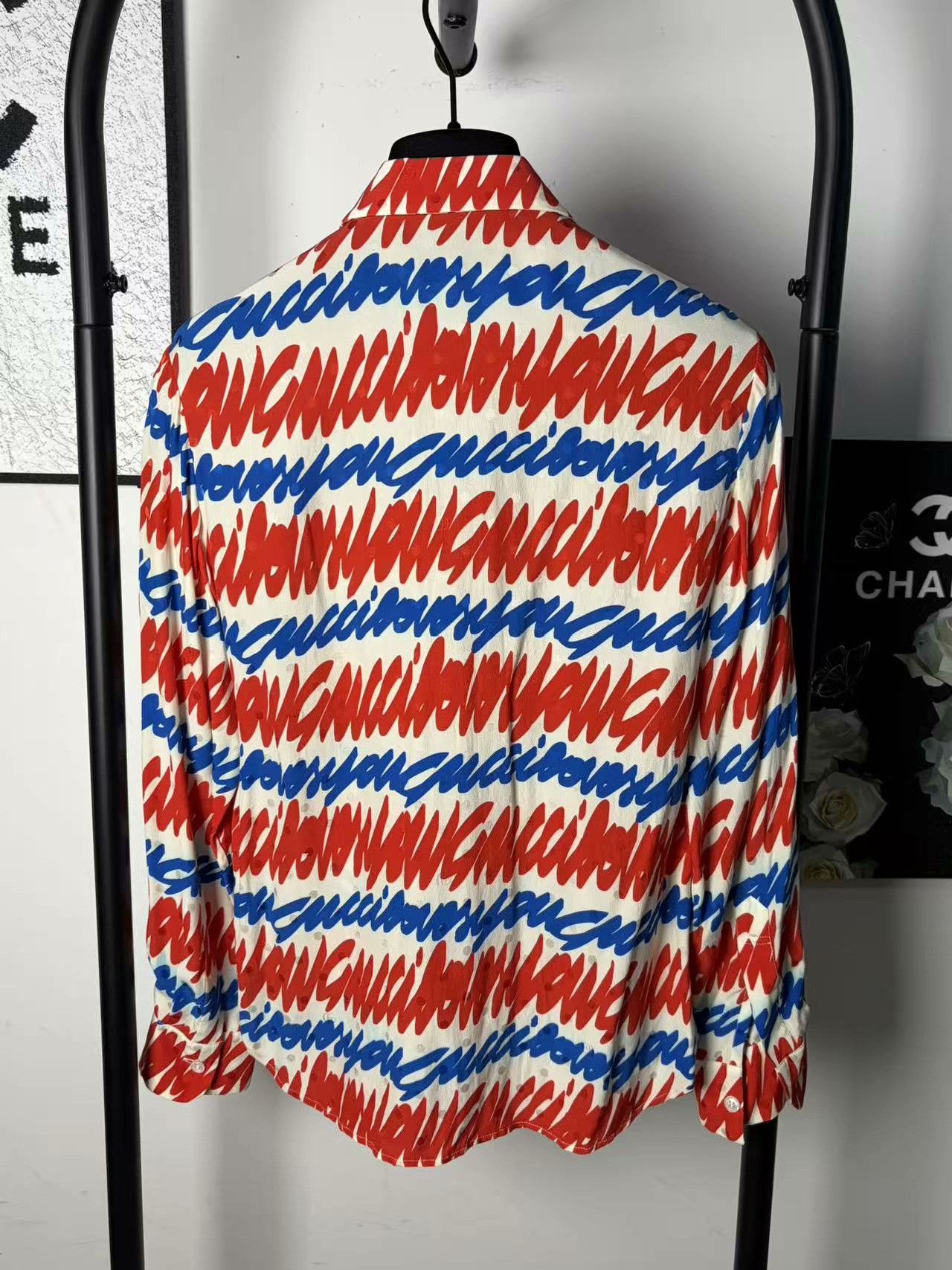 Gucci Gucci Graphic White Shirt m Men Size US M / EU 48-50 / 2 - 2 Thumbnail