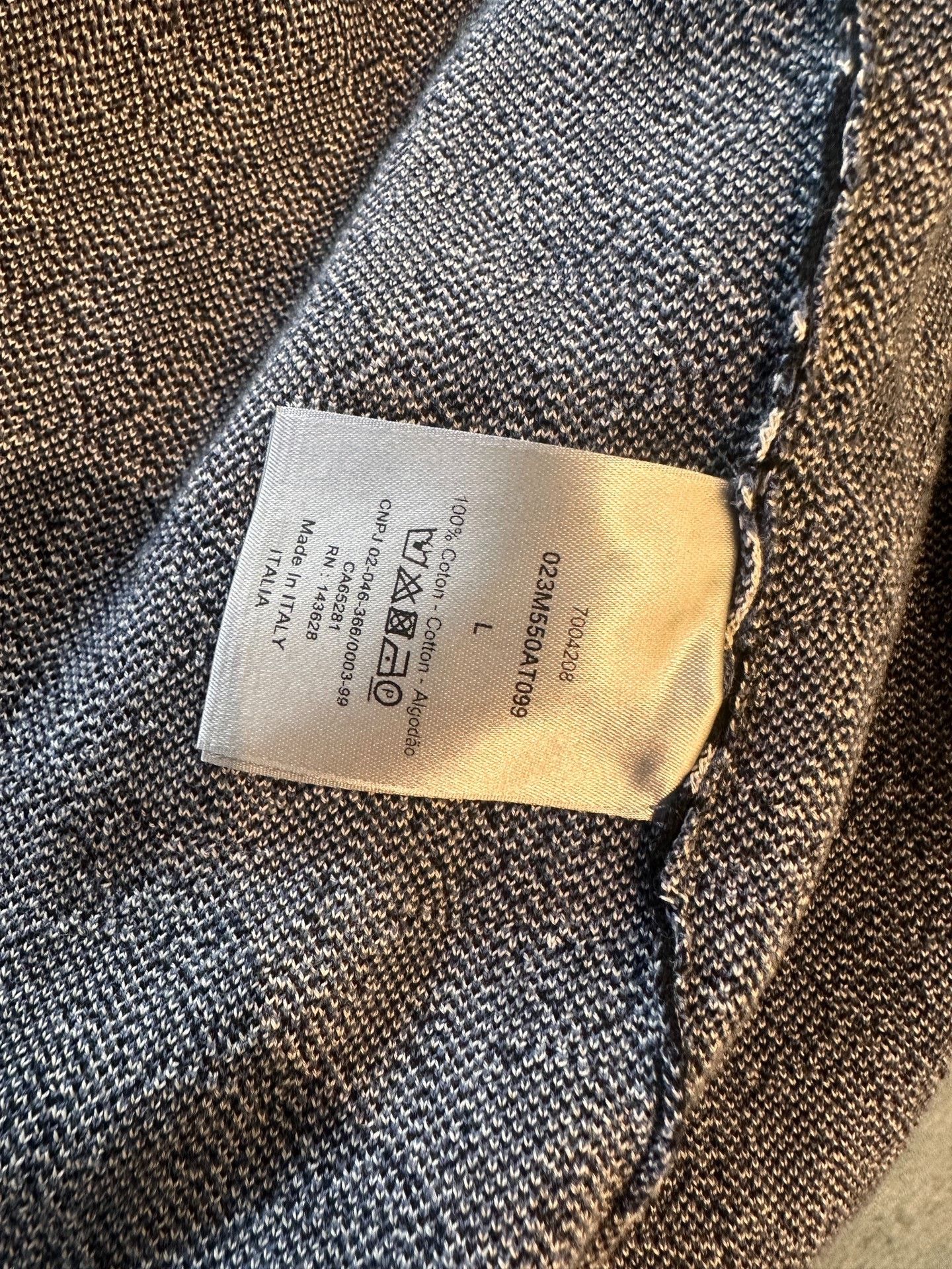 Dior Dior Oblique Monogram Long Sleeve Shirt L Size US L / EU 52-54 / 3 - 4 Thumbnail