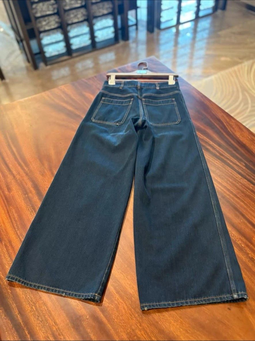 Dior Dior Navy Wide Leg Patch Pocket Jeans 34 Size 25" / US 0 / IT 36 - 2 Thumbnail