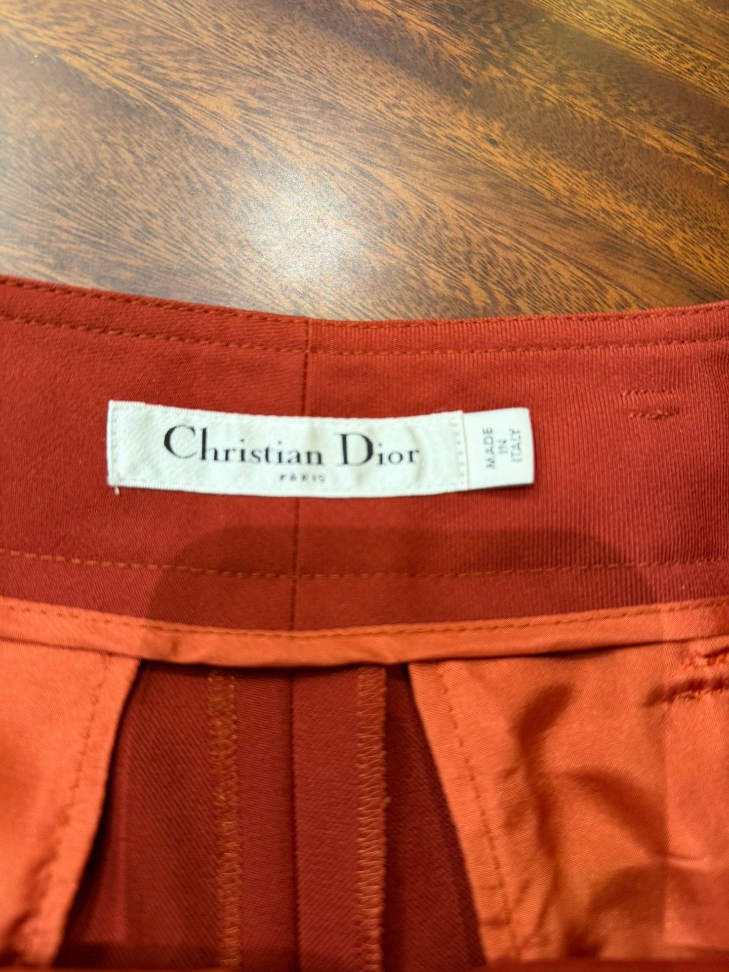 Dior Dior Wool Wide-Leg Pants Size FR 40 Size 28" / US 6 / IT 42 - 4 Thumbnail