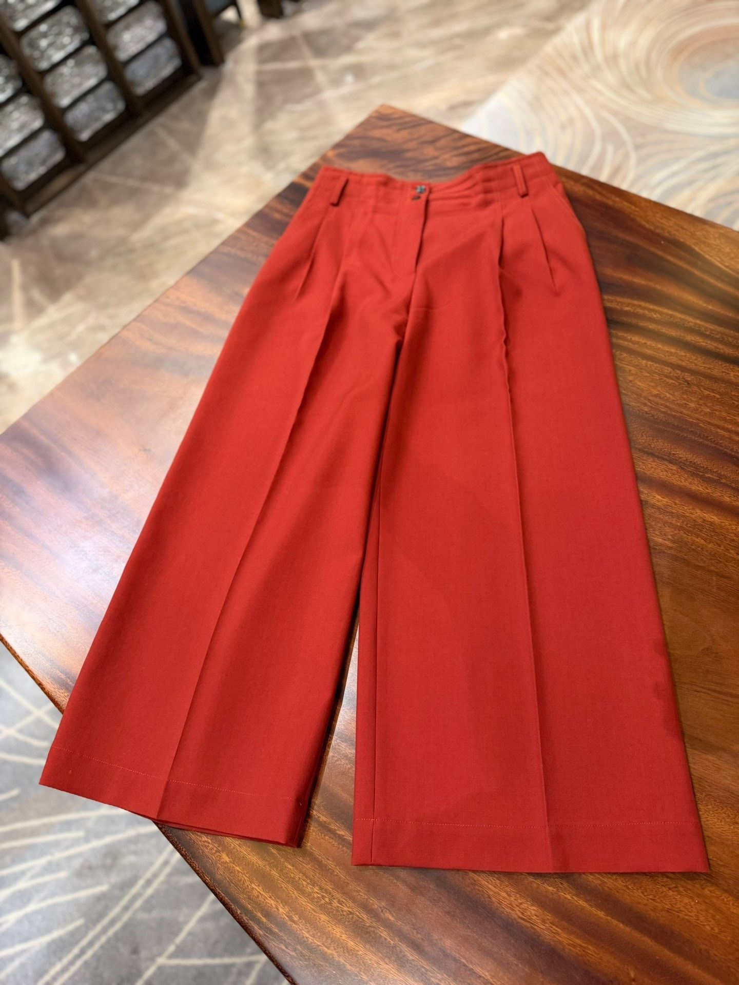 Dior Dior Wool Wide-Leg Pants Size FR 40 Size 28" / US 6 / IT 42 - 2 Thumbnail