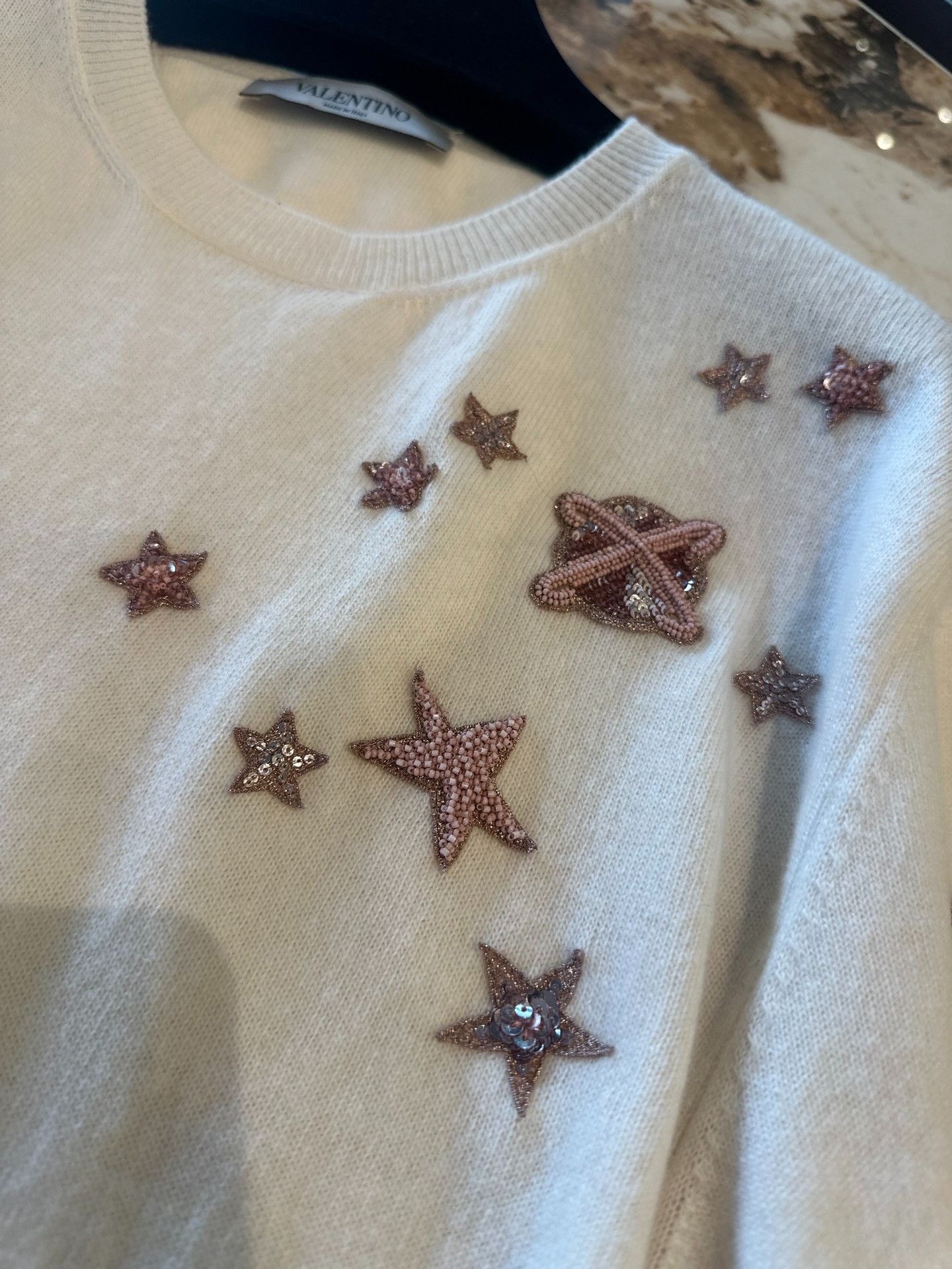 Valentino Valentino Star Embroidered Sweater M Size M / US 6-8 / IT 42-44 - 3 Thumbnail