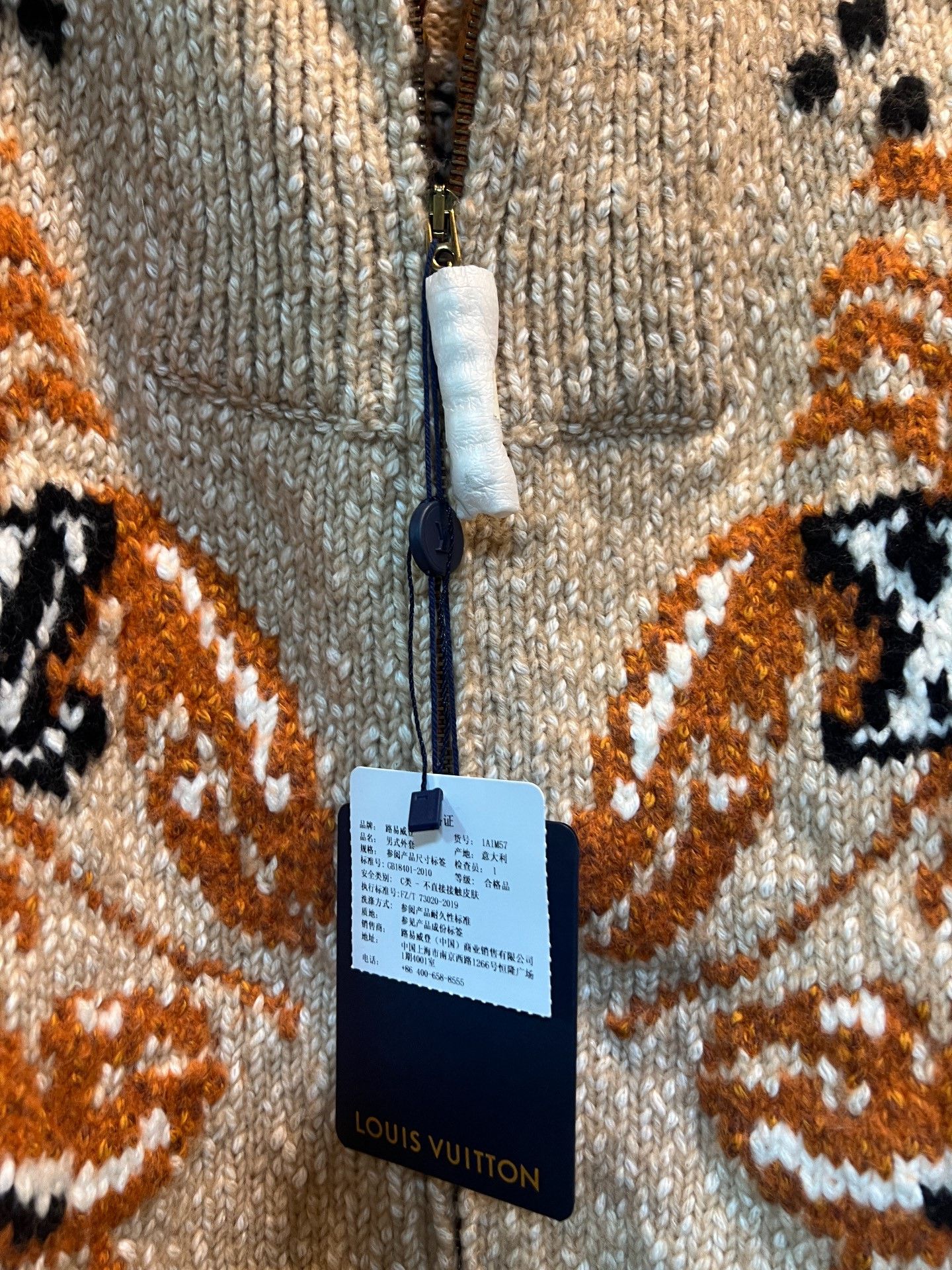 Louis Vuitton Louis Vuitton x Nigo Lobster Knit Cardigan Size L Size US L / EU 52-54 / 3 - 3 Thumbnail