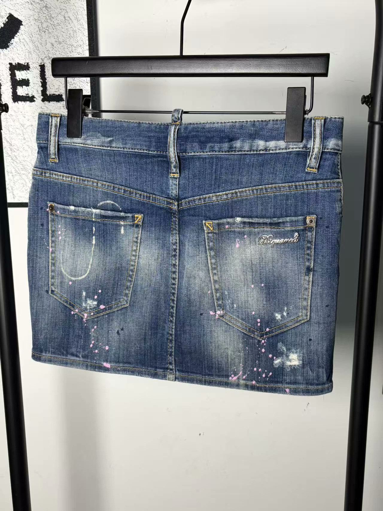 Dsquared2 Dsquared2 Denim White Skirt 28 Women Size 28" / US 6 / IT 42 - 2 Thumbnail