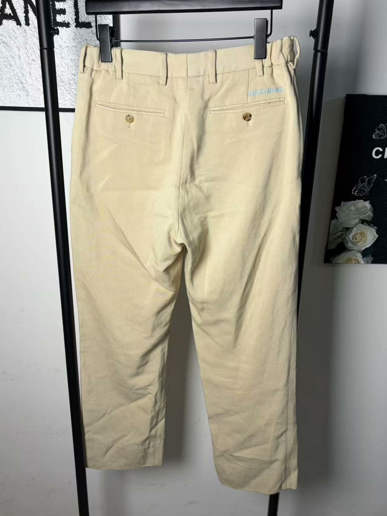 Gucci Gucci Retro Embroidered White Casual Pants 32 Men Size US 32 / EU 48 - 2 Thumbnail