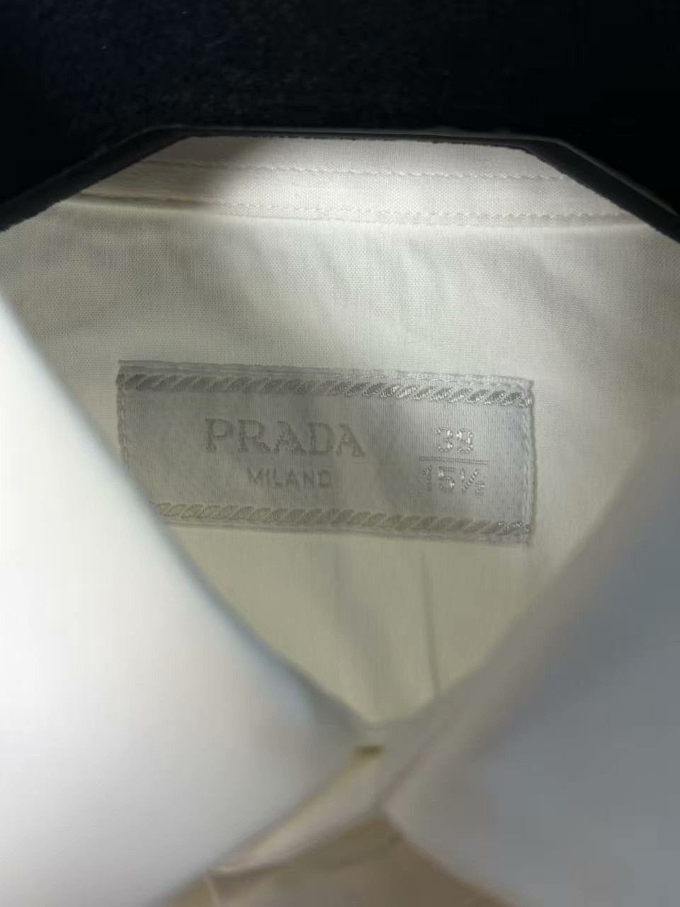 Prada Prada White Shirt l Men Size US L / EU 52-54 / 3 - 3 Thumbnail
