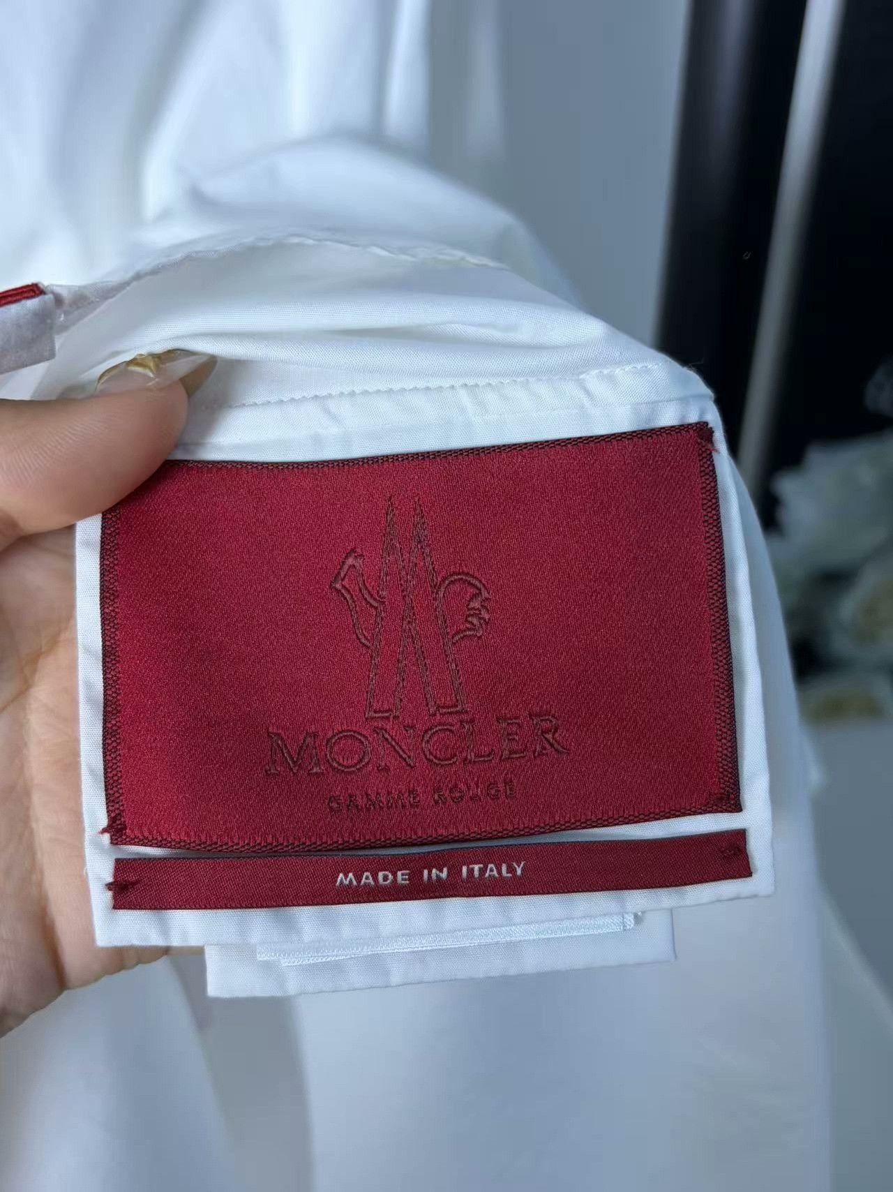 Moncler Moncler Retro White T-Shirt M Women Size M / US 6-8 / IT 42-44 - 3 Thumbnail