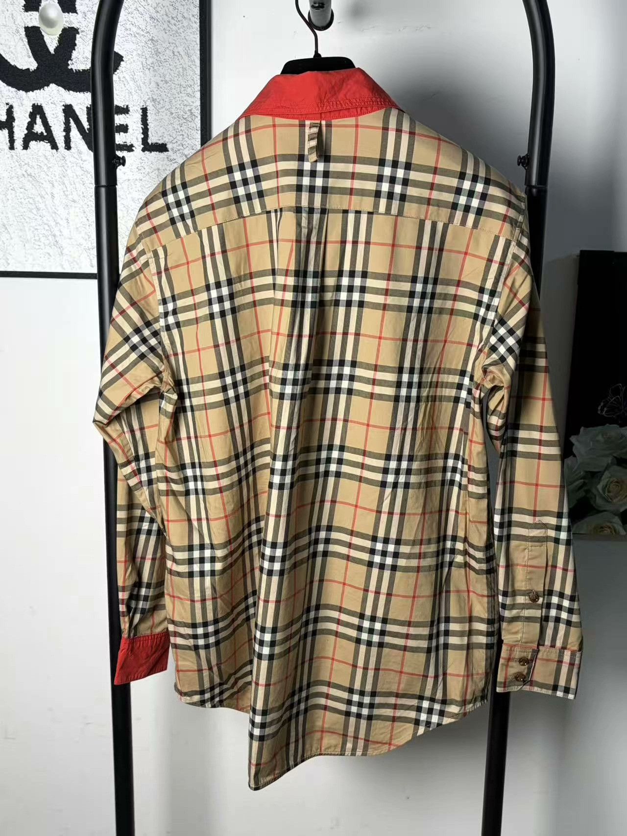 Burberry Burberry Plaid White Shirt m Men Size US M / EU 48-50 / 2 - 2 Thumbnail