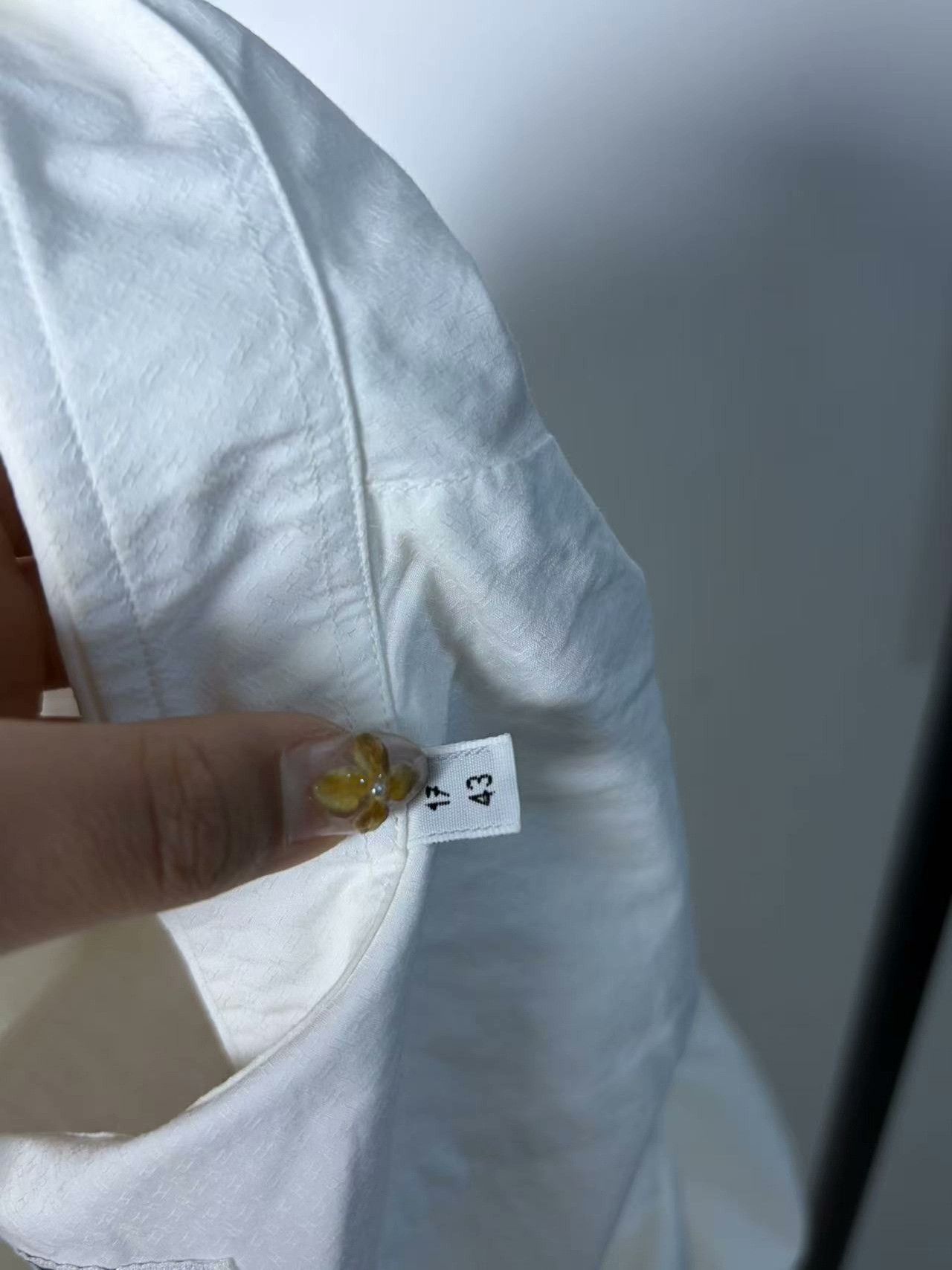 Hermes Hermes White Shirt xl Men Size US XL / EU 56 / 4 - 7 Thumbnail