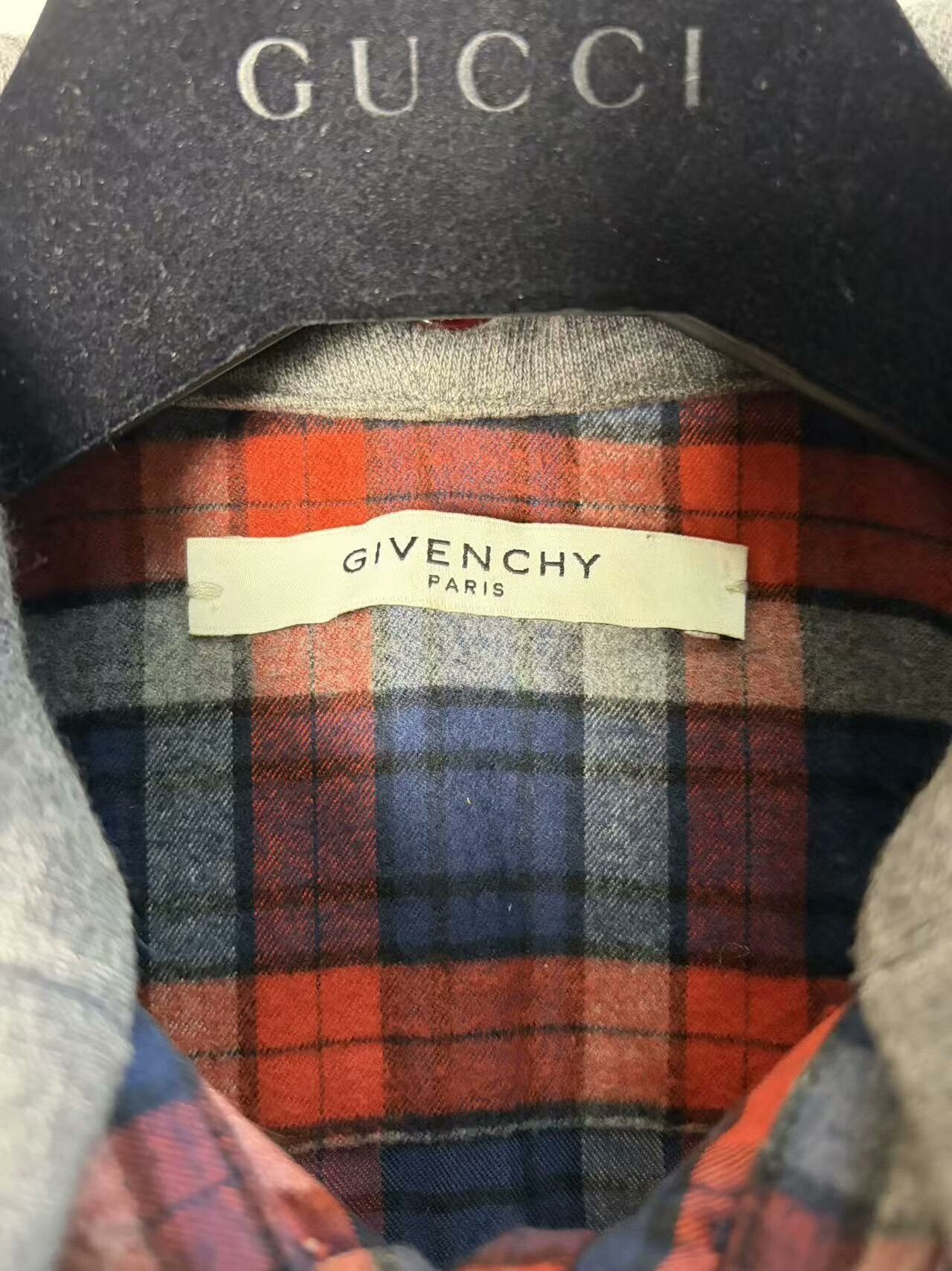 Givenchy Givenchy Plaid White Shirt m Men Size US M / EU 48-50 / 2 - 4 Thumbnail
