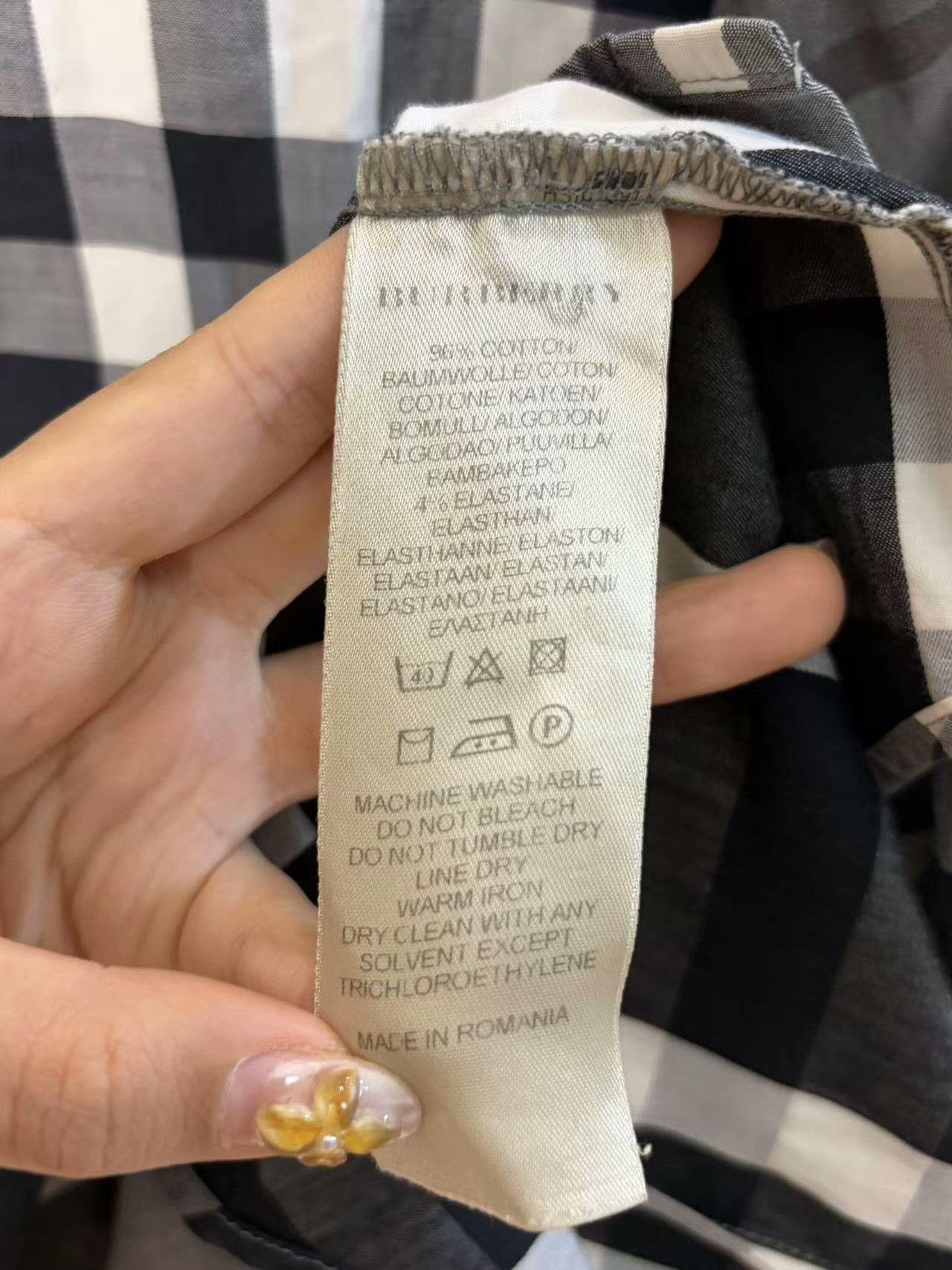Burberry Burberry Plaid White Shirt m Men Size US M / EU 48-50 / 2 - 4 Thumbnail