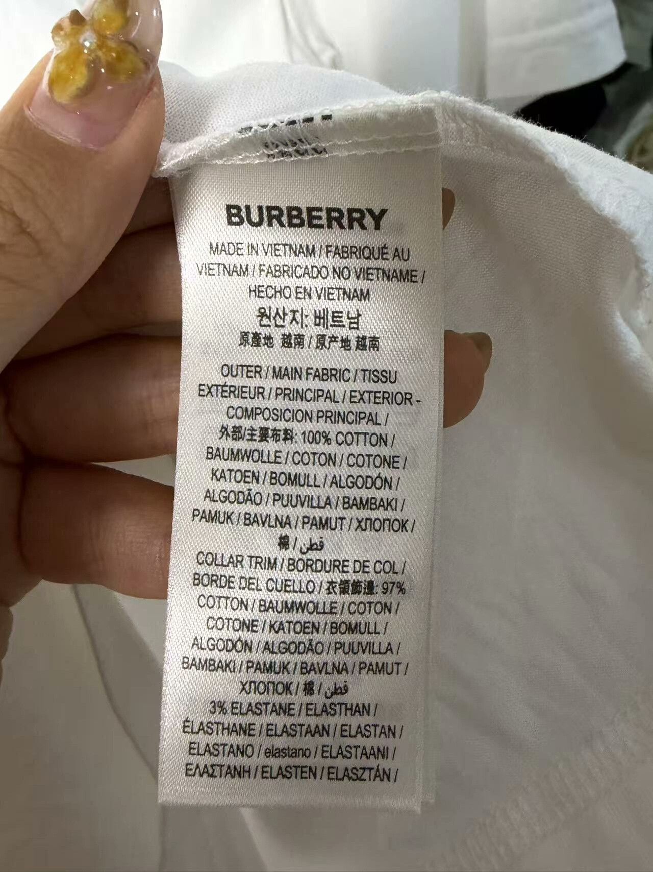 Burberry Burberry Retro White T-Shirt s Men Size US S / EU 44-46 / 1 - 4 Thumbnail