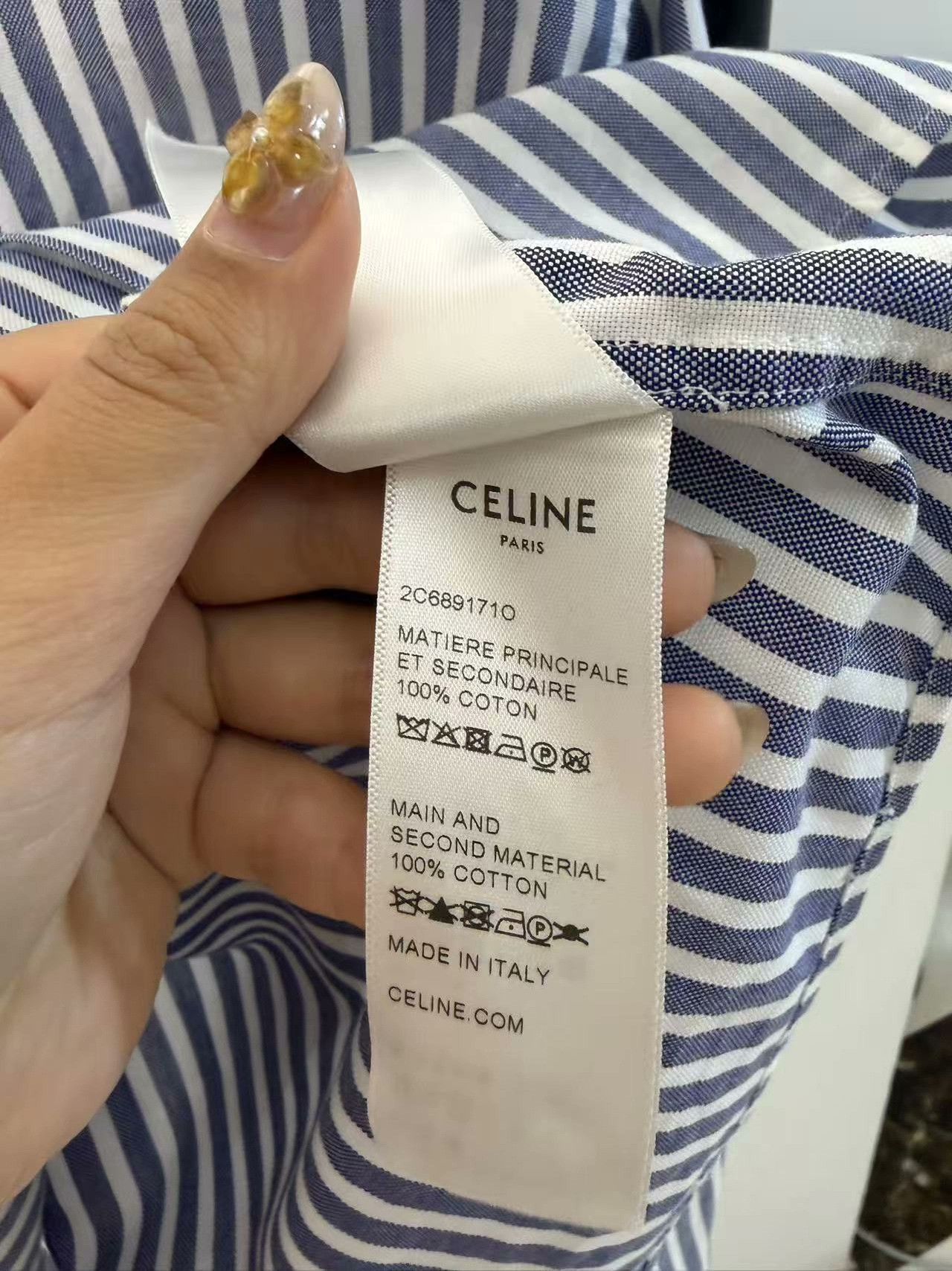 Celine Celine Retro White Button Up L Women Size L / US 10 / IT 46 - 5 Thumbnail