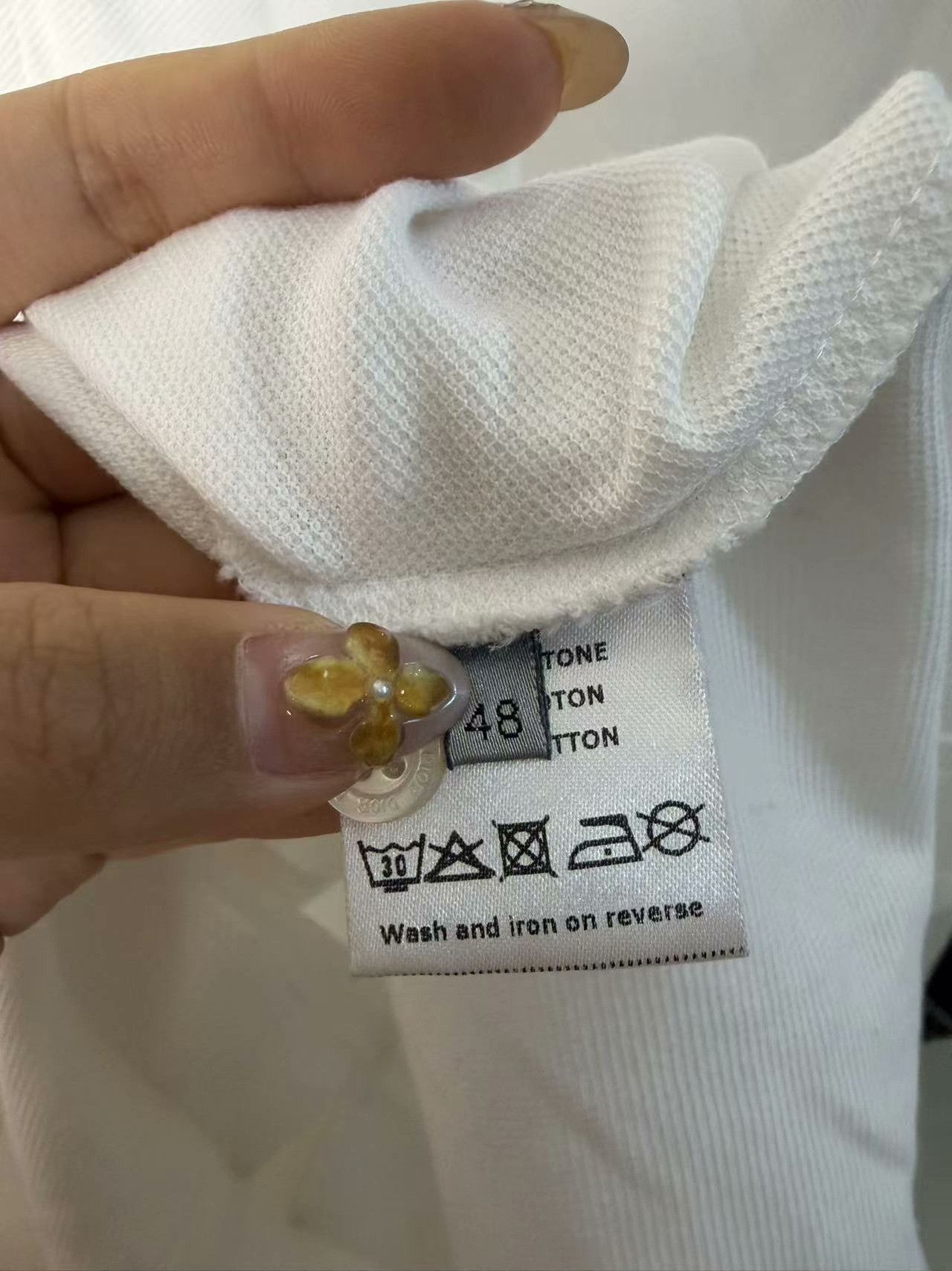 Dior Dior White Polo m Men Size US M / EU 48-50 / 2 - 3 Thumbnail