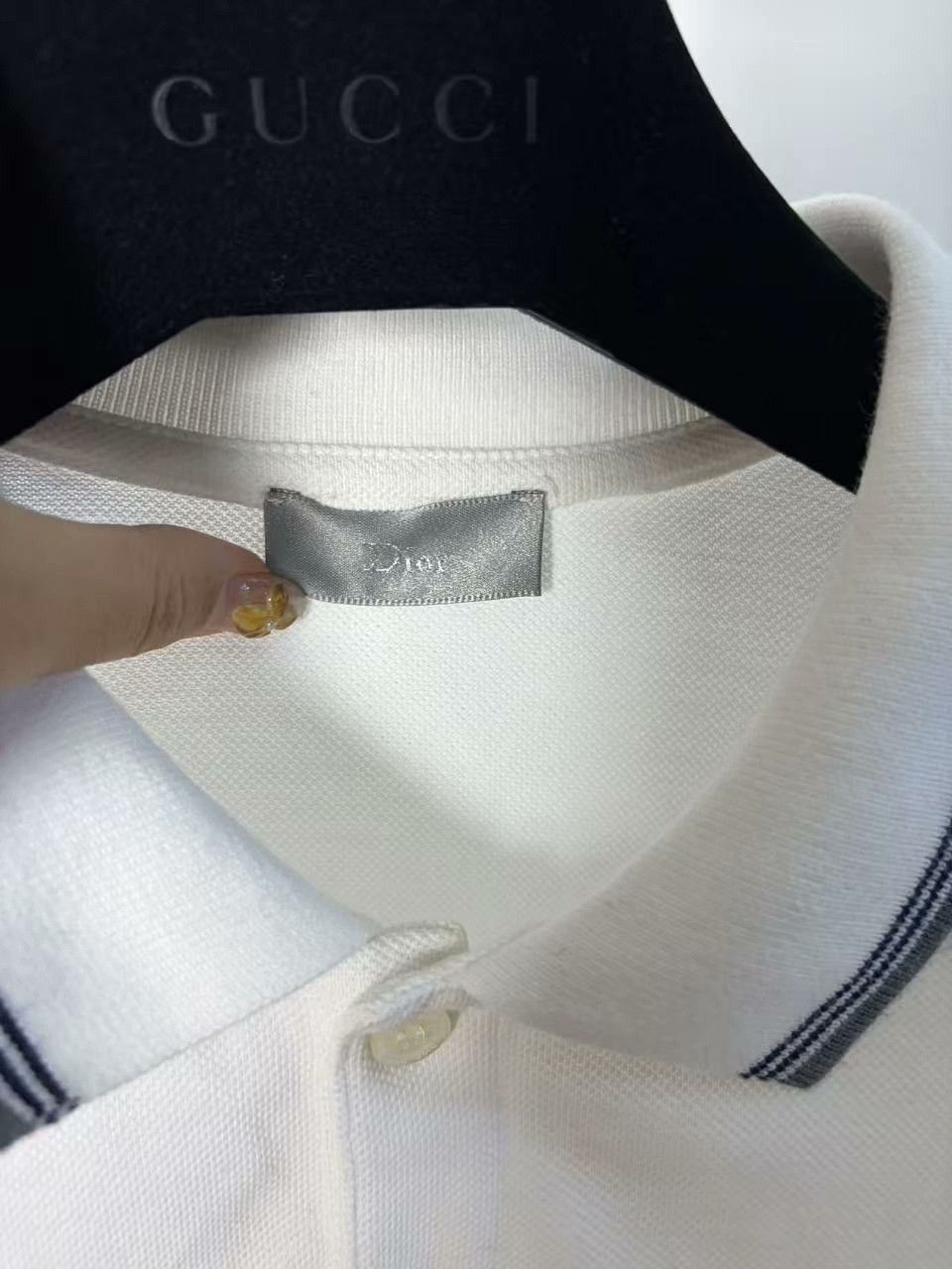 Dior Dior White Polo m Men Size US M / EU 48-50 / 2 - 5 Thumbnail