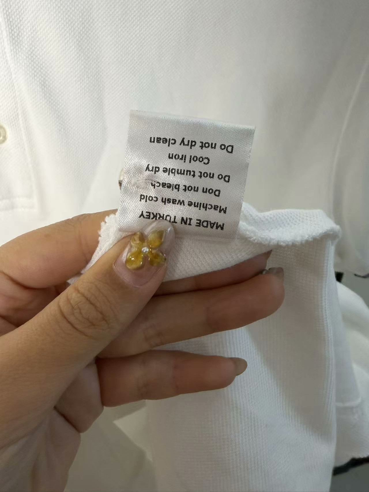 Dior Dior White Polo m Men Size US M / EU 48-50 / 2 - 4 Thumbnail
