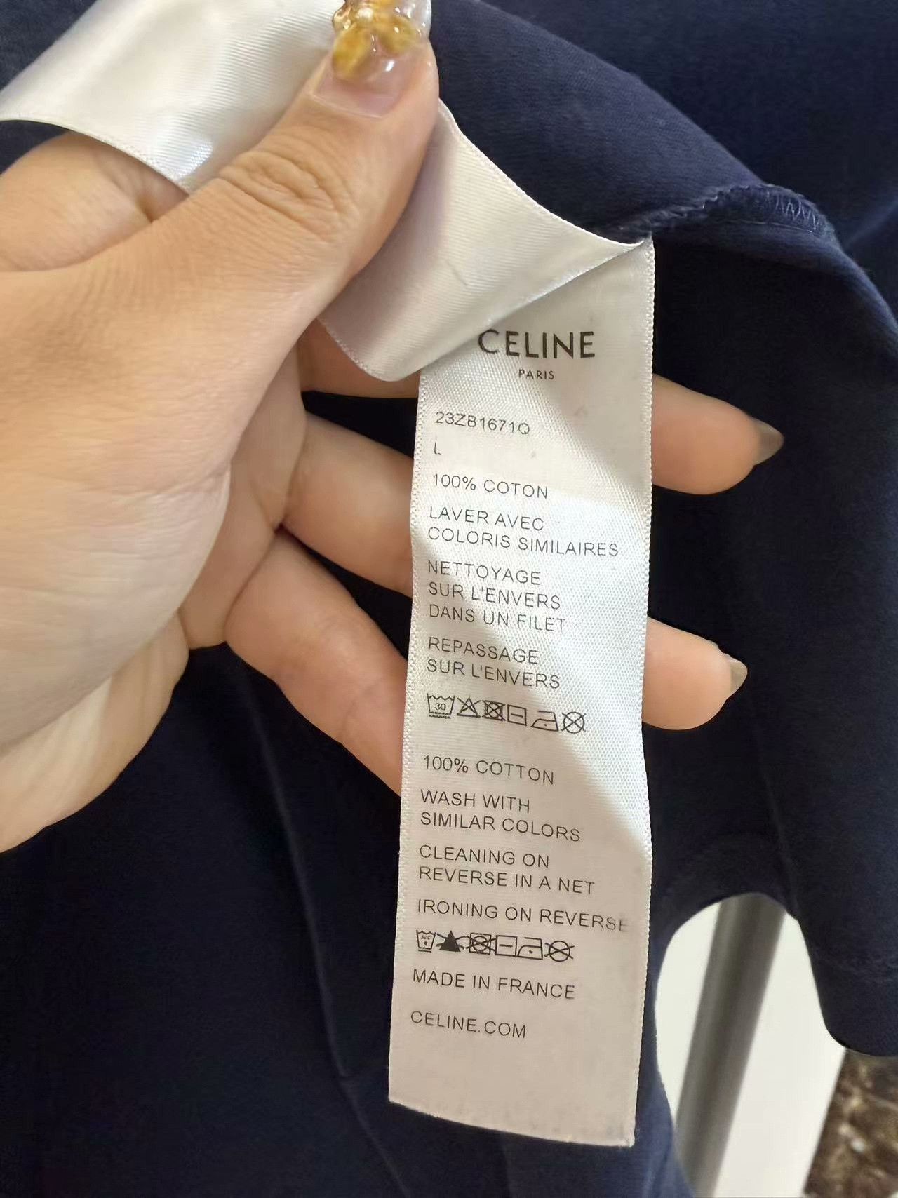 Celine Celine Retro White T-Shirt l Men Size US L / EU 52-54 / 3 - 4 Thumbnail