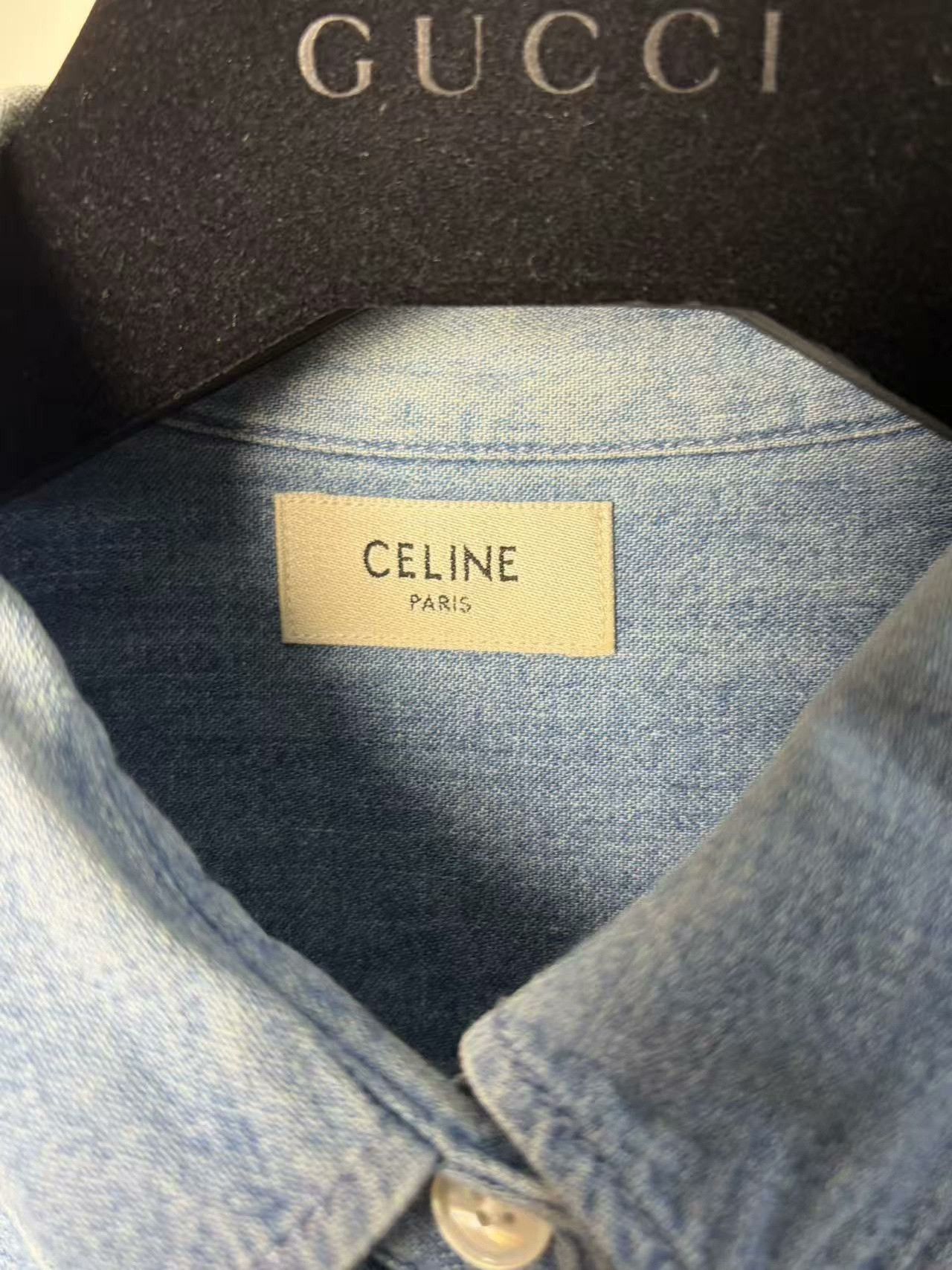 Celine Celine White Shirt m Men Size US M / EU 48-50 / 2 - 3 Thumbnail