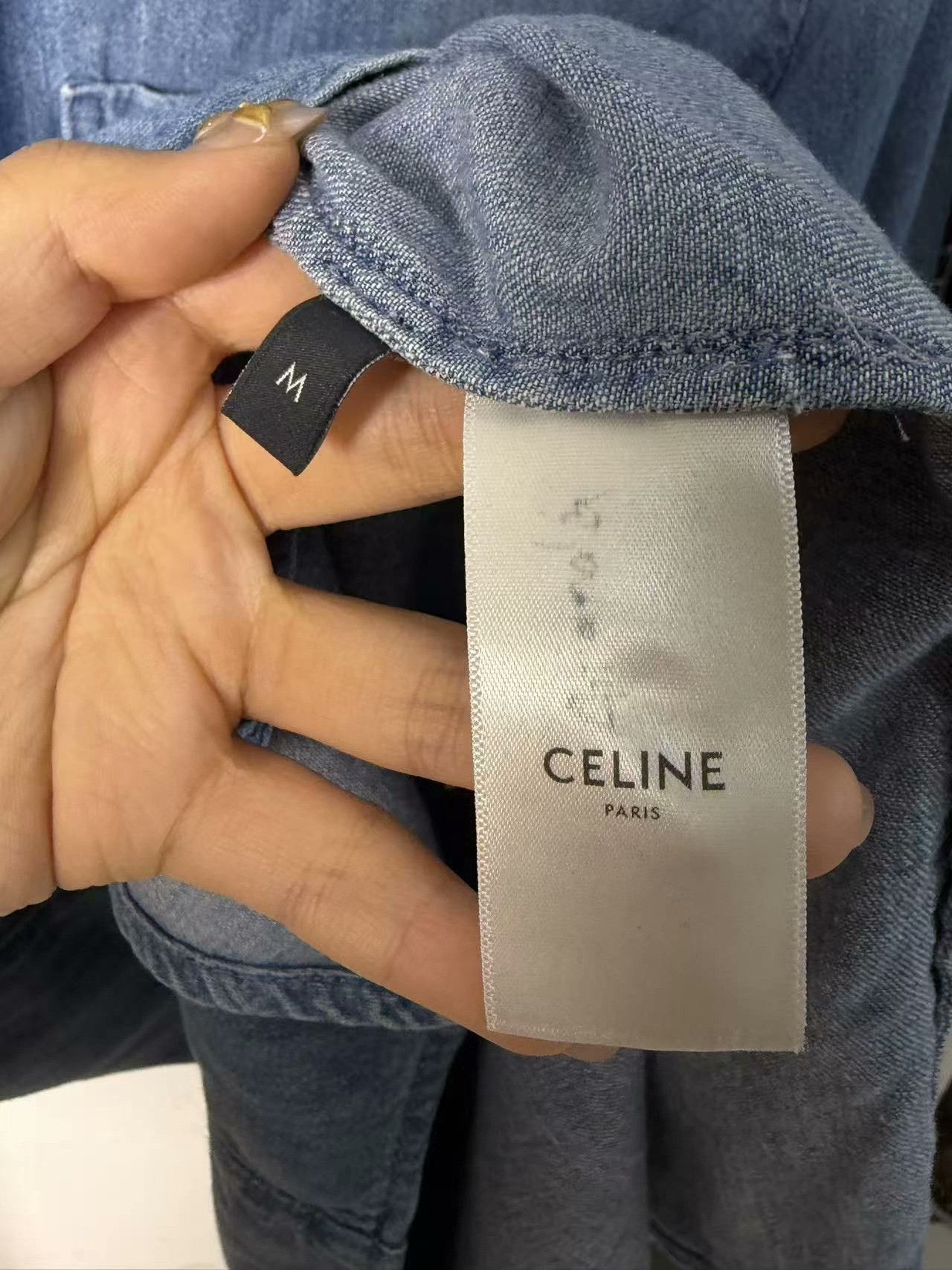 Celine Celine White Shirt m Men Size US M / EU 48-50 / 2 - 5 Thumbnail