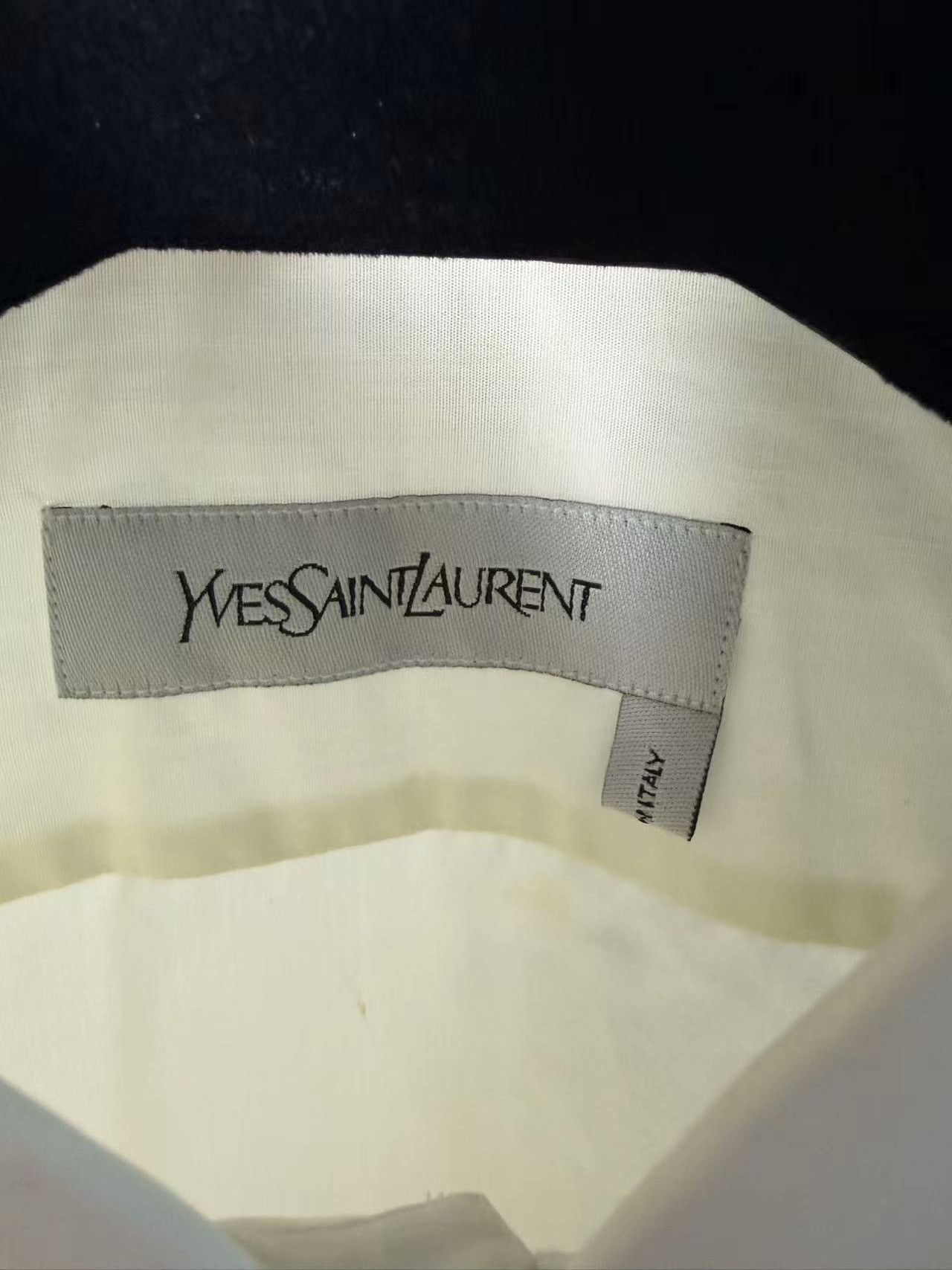 Saint Laurent Paris Saint Laurent Paris White Shirt m Men Size US M / EU 48-50 / 2 - 3 Thumbnail
