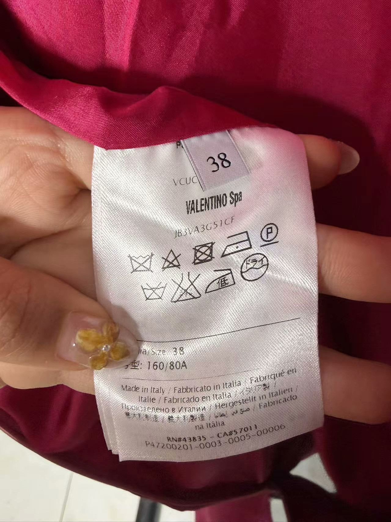 Valentino Valentino White T-Shirt L Women Size L / US 10 / IT 46 - 4 Thumbnail