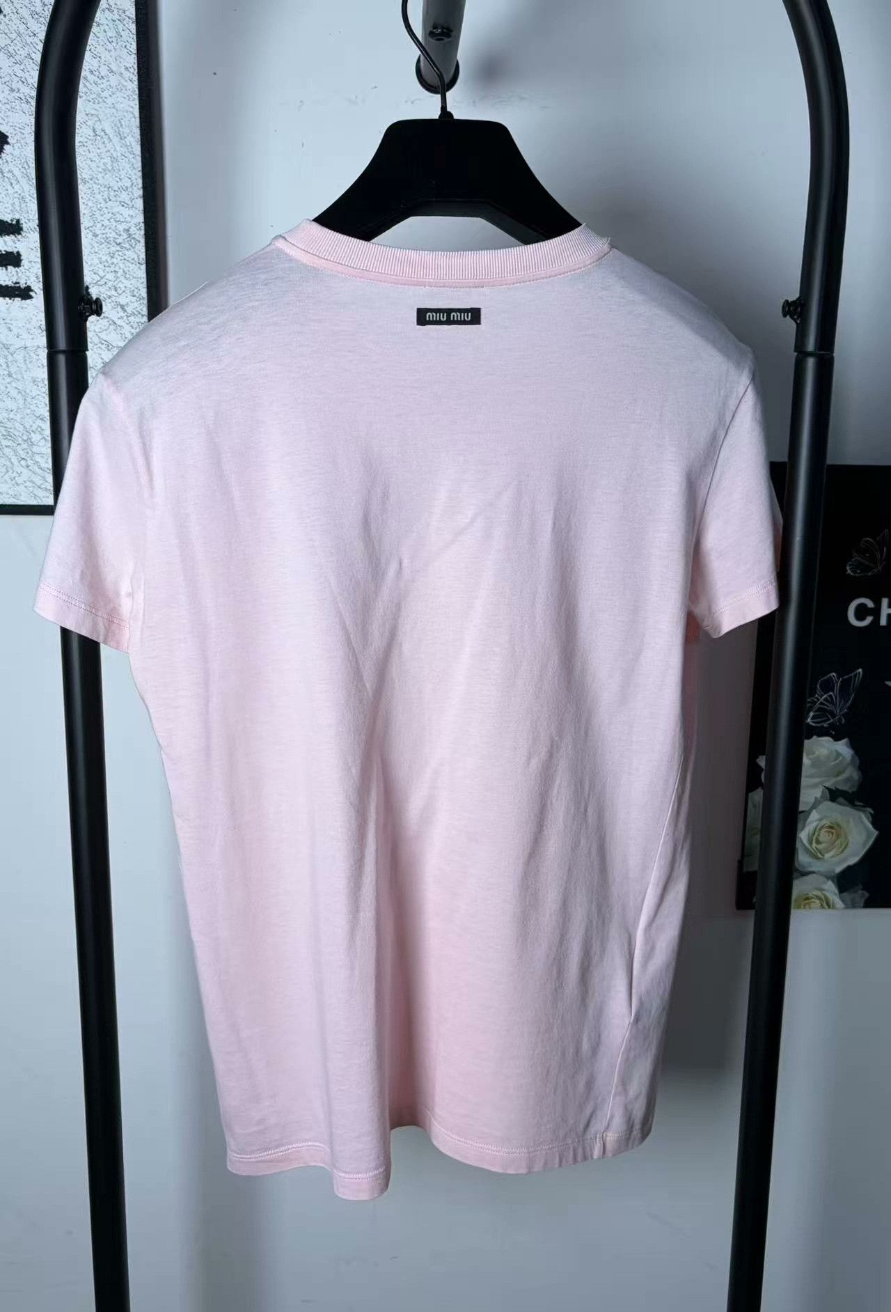 Miu Miu Miu Miu White T-Shirt S Women Size S / US 4 / IT 40 - 2 Thumbnail