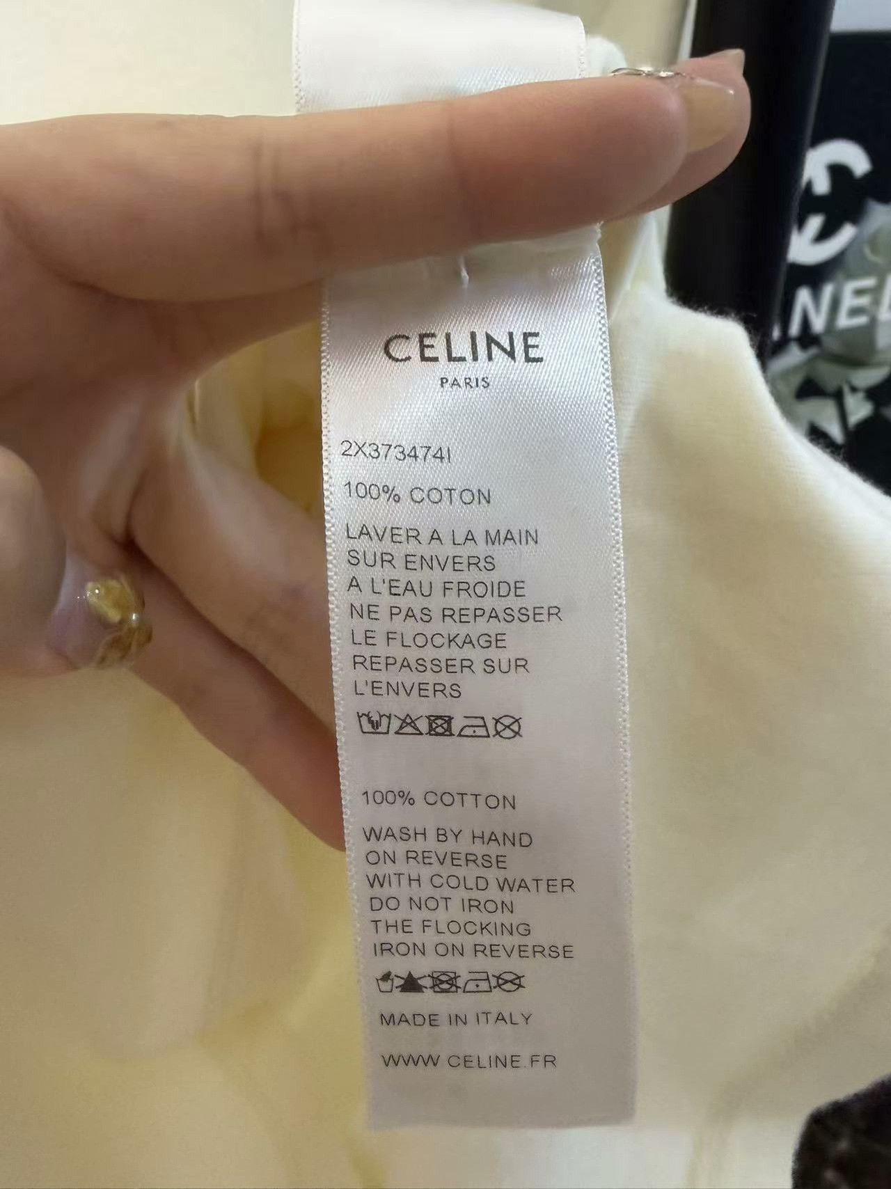 Celine Celine White T-Shirt m Men Size US M / EU 48-50 / 2 - 5 Thumbnail