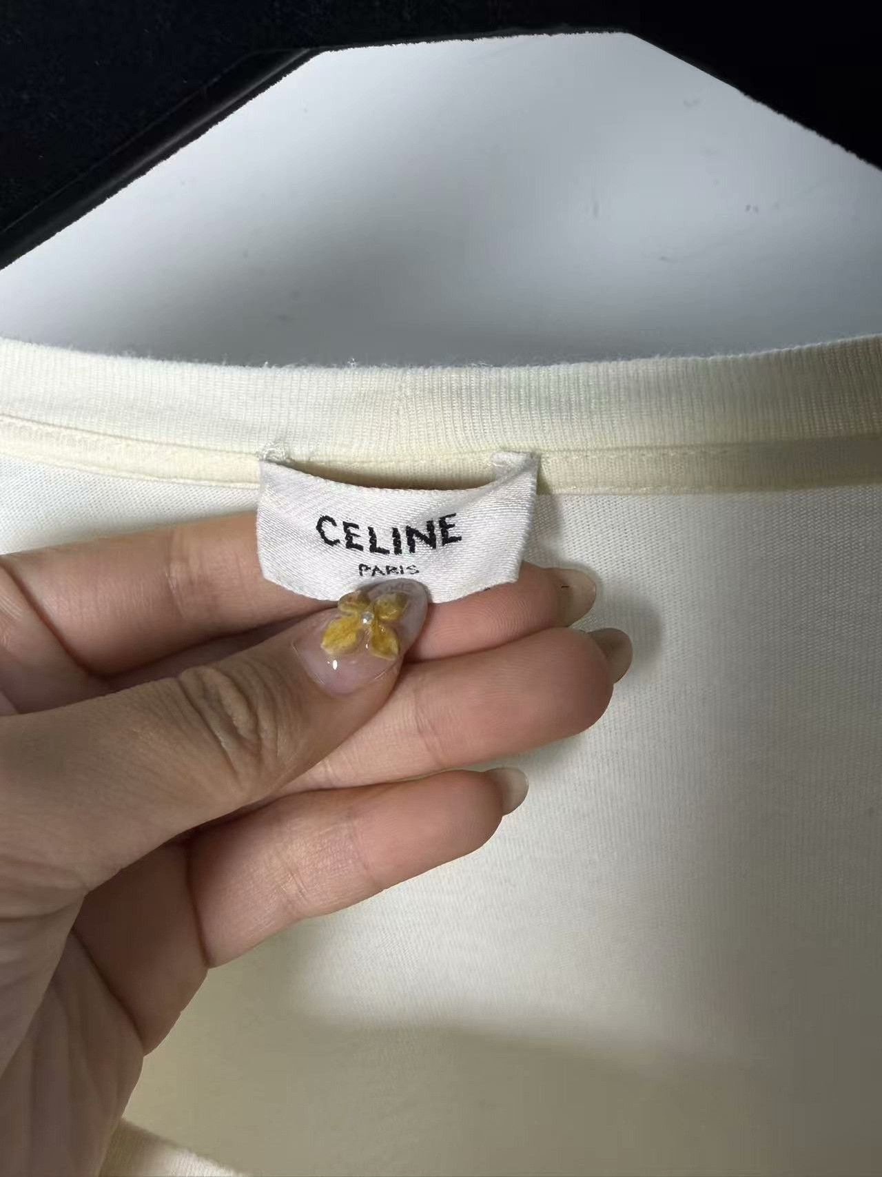 Celine Celine White T-Shirt m Men Size US M / EU 48-50 / 2 - 3 Thumbnail