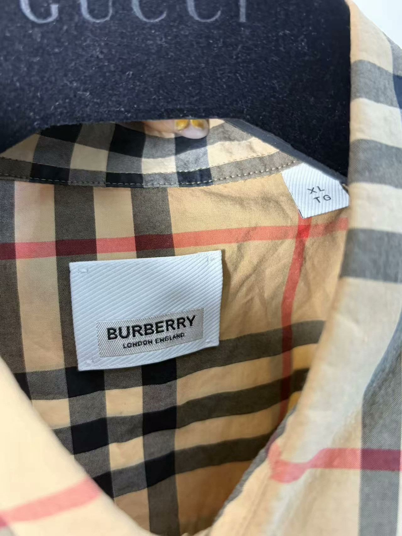 Burberry Burberry Plaid White Shirt xl Men Size US XL / EU 56 / 4 - 3 Thumbnail