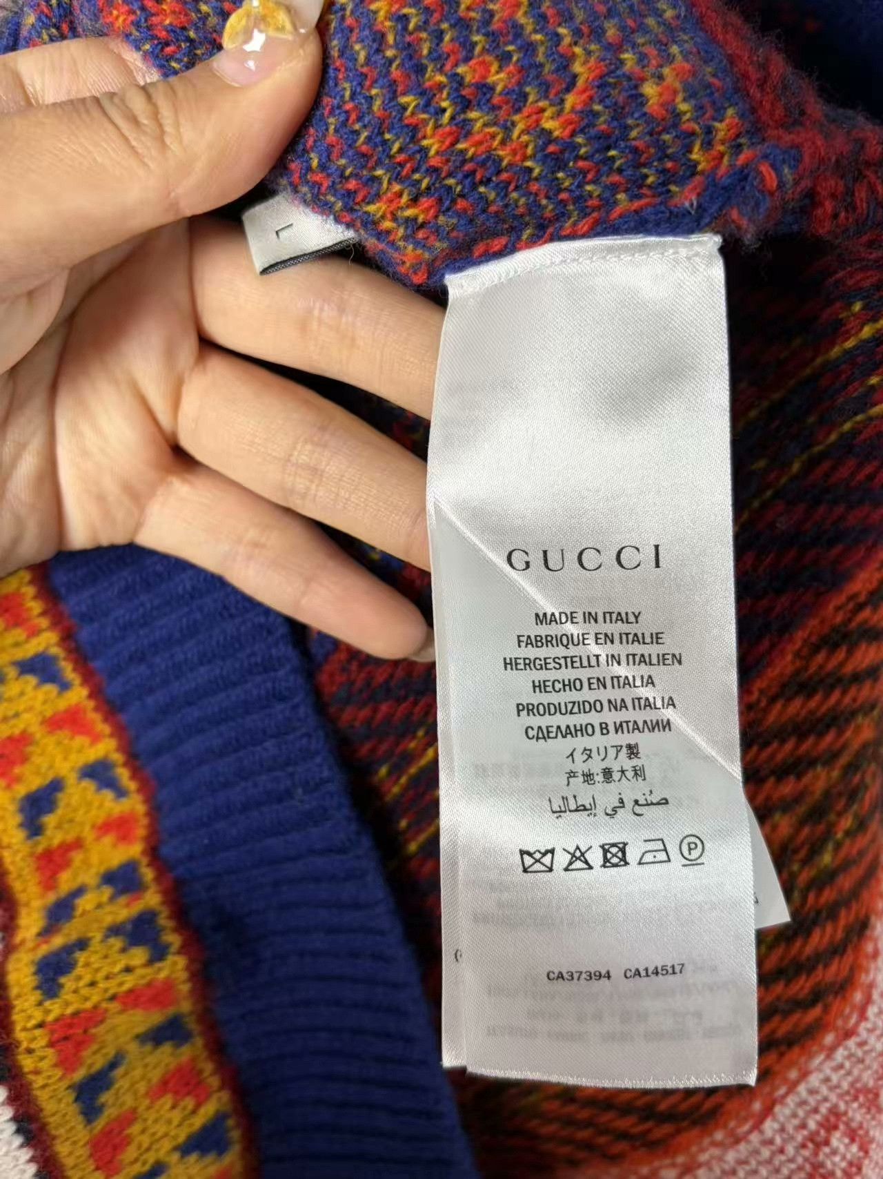 Gucci Gucci Knit White Sweater L Women Size L / US 10 / IT 46 - 3 Thumbnail