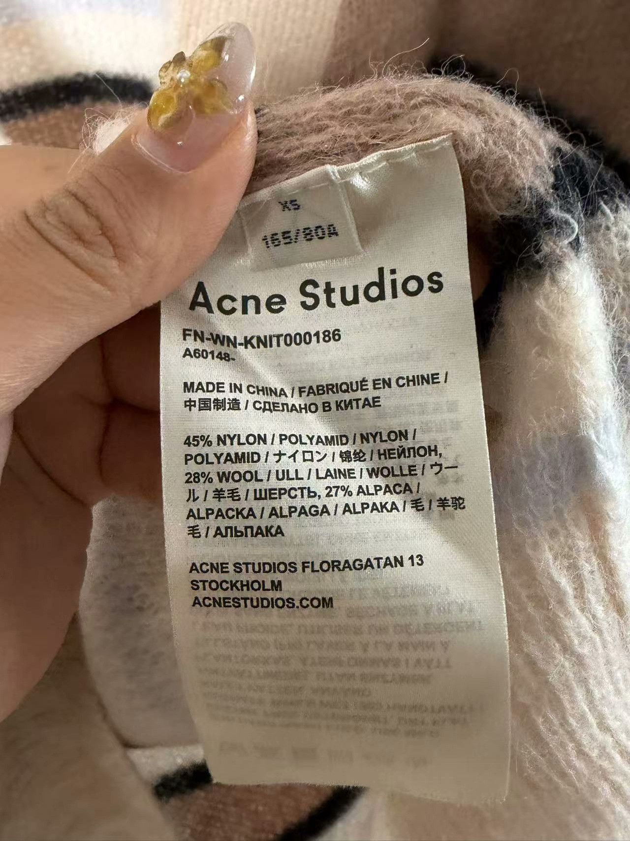 Acne Studios Acne Studios White Sweater XS Women Size XS / US 0-2 / IT 36-38 - 3 Thumbnail