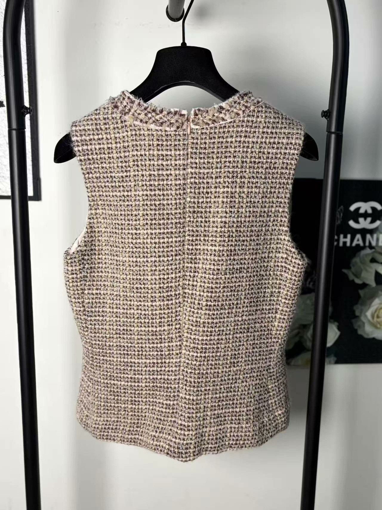 Dior Dior Wool White Tank Top M Women Size M / US 6-8 / IT 42-44 - 2 Thumbnail