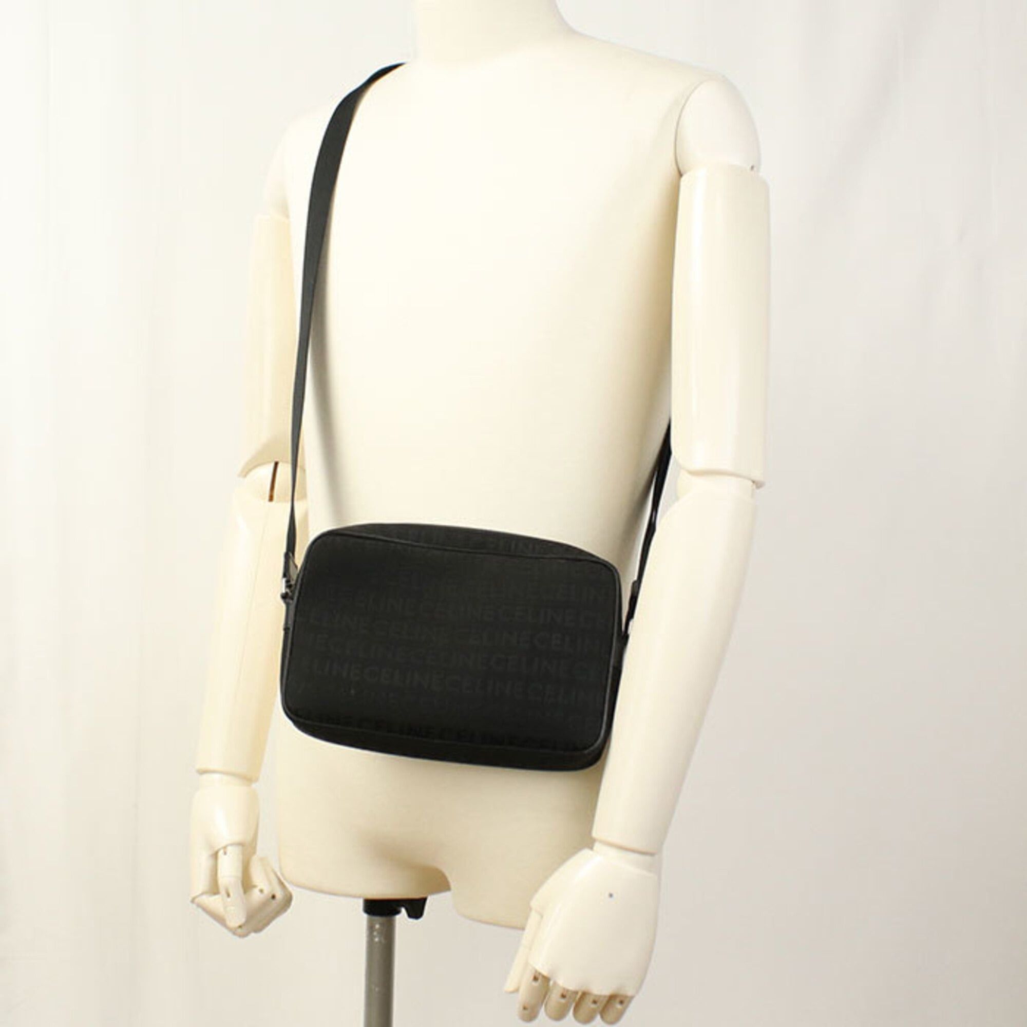 Celine CELINE Crossbody Shoulder Bag Messenger for Men, Black Size ONE SIZE - 7 Thumbnail