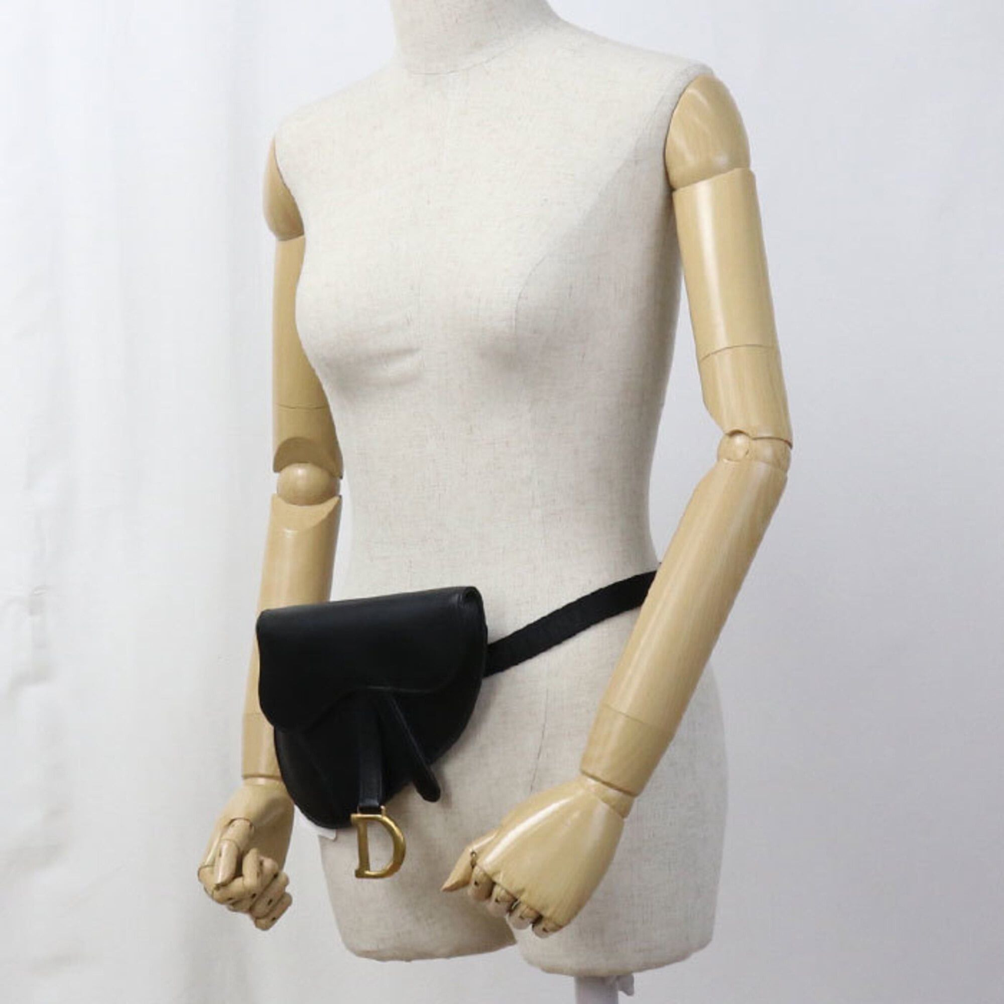 Dior Christian Dior DIOR Dior Body Bag Belt Saddle Women's Black Size ONE SIZE - 9 Thumbnail