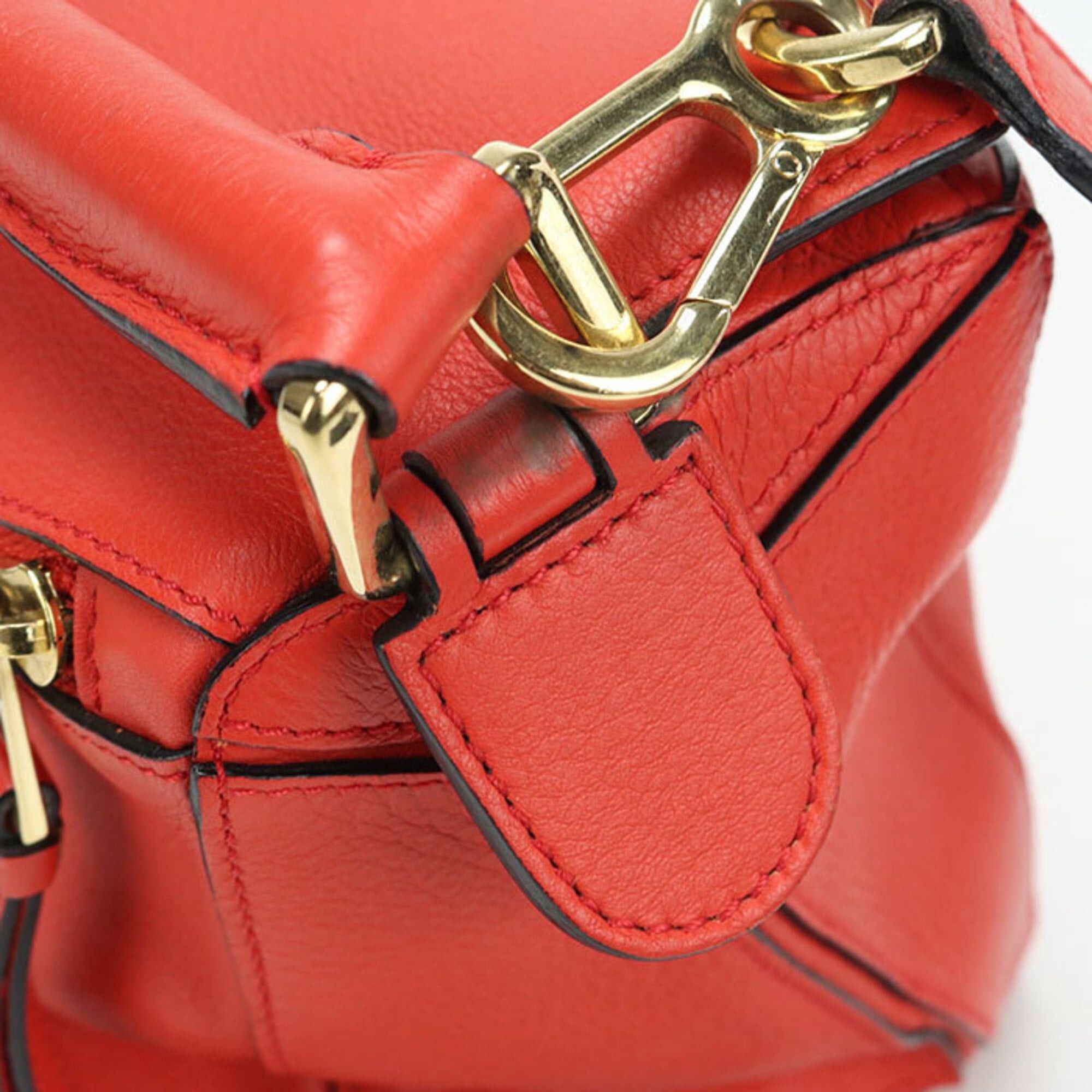 Loewe Loewe Handbag 2WAY Puzzle Bag Women's Red Size ONE SIZE - 5 Thumbnail
