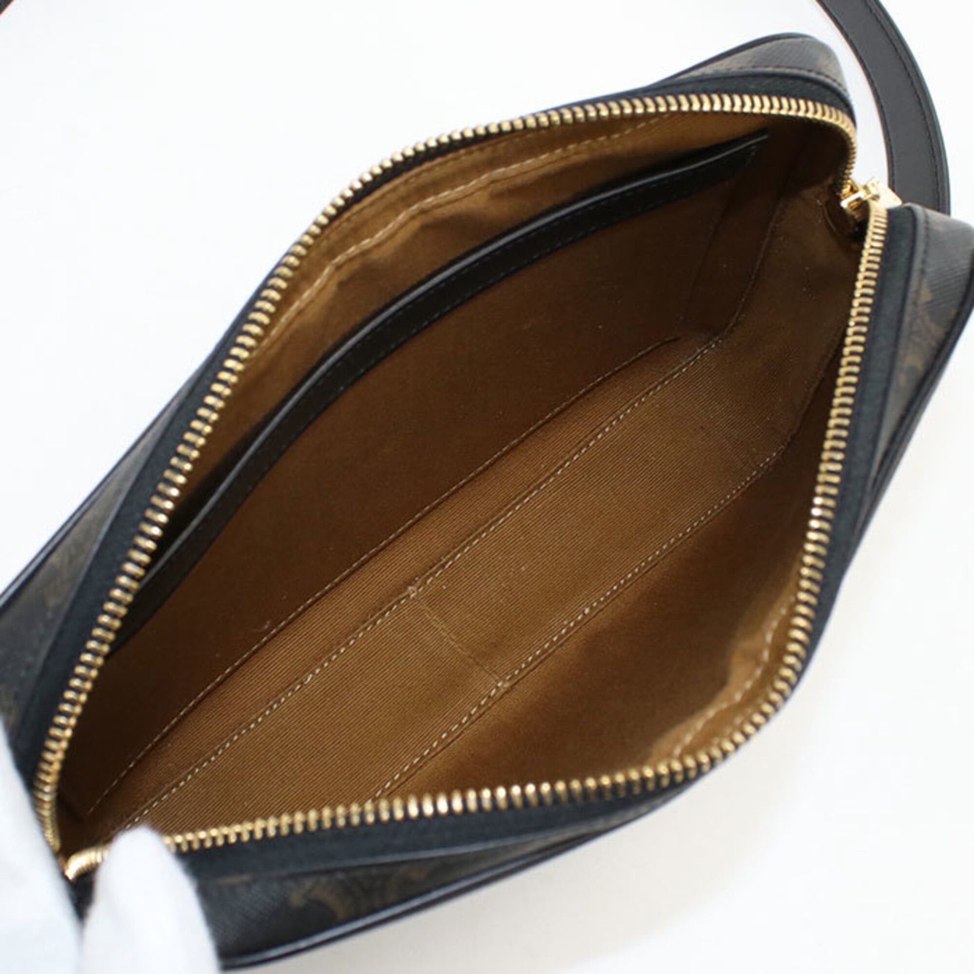 Celine Celine Crossbody Shoulder Bag Medium Messenger Triomphe Canvas Women's Brown Size ONE SIZE - 3 Thumbnail